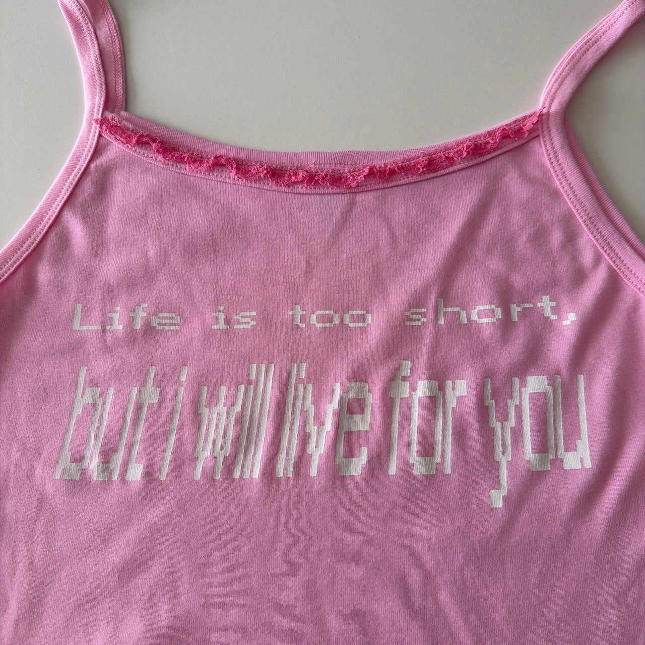Life is too short tank - L