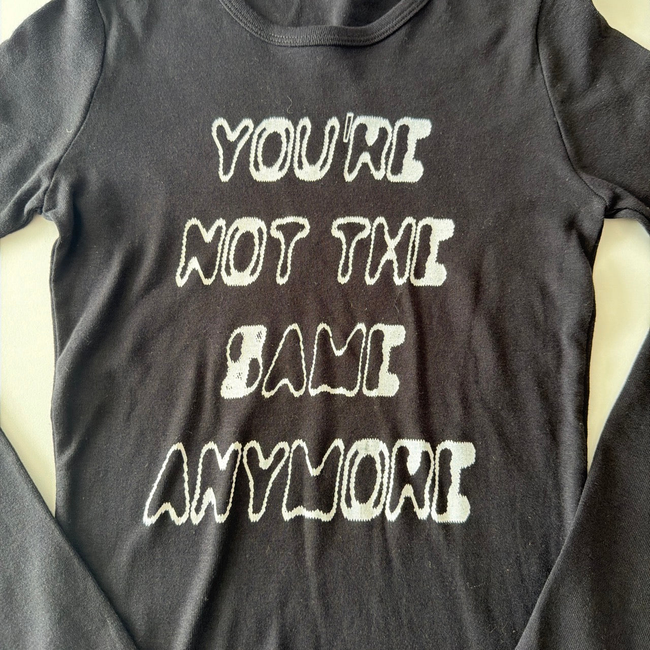Not the same anymore long sleeve tee - S
