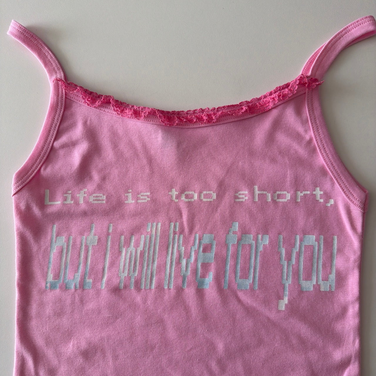 Life is too short tank - S