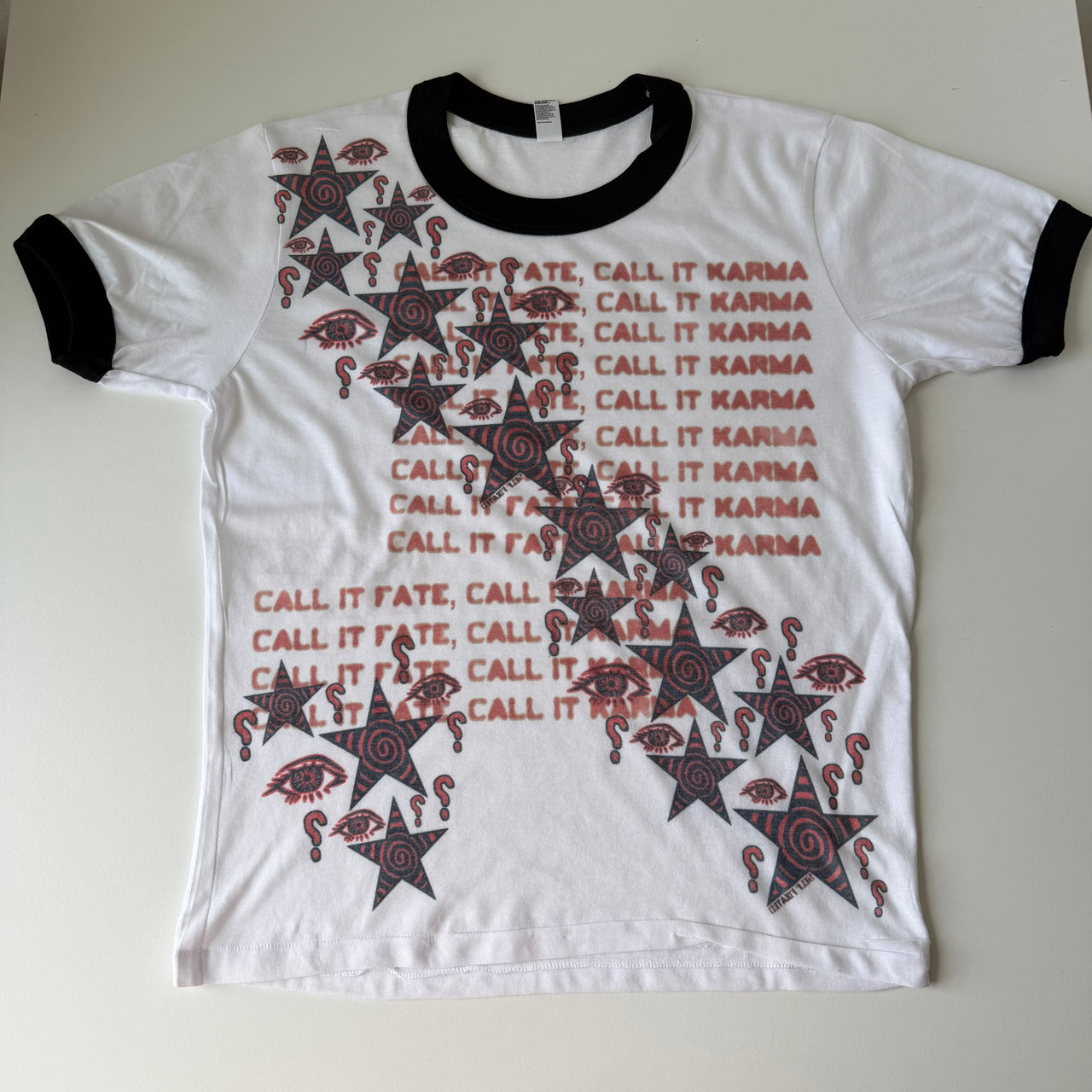 Call it karma ringer tee - XL