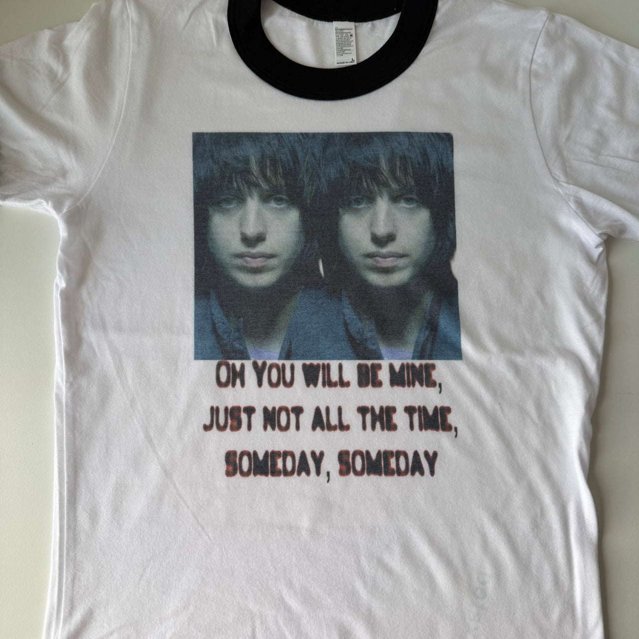 Someday ringer tee - L