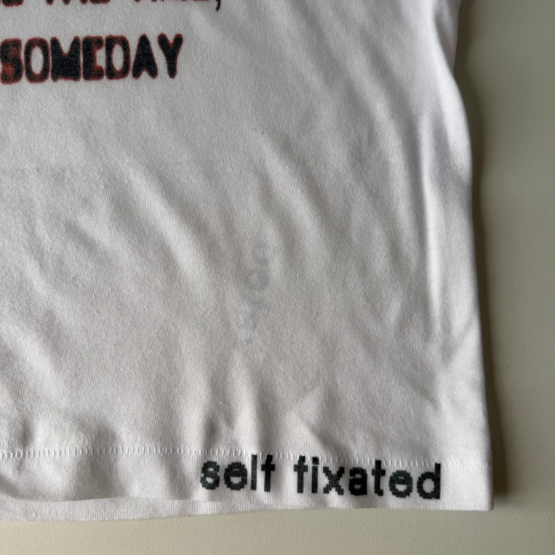 Someday ringer tee - L