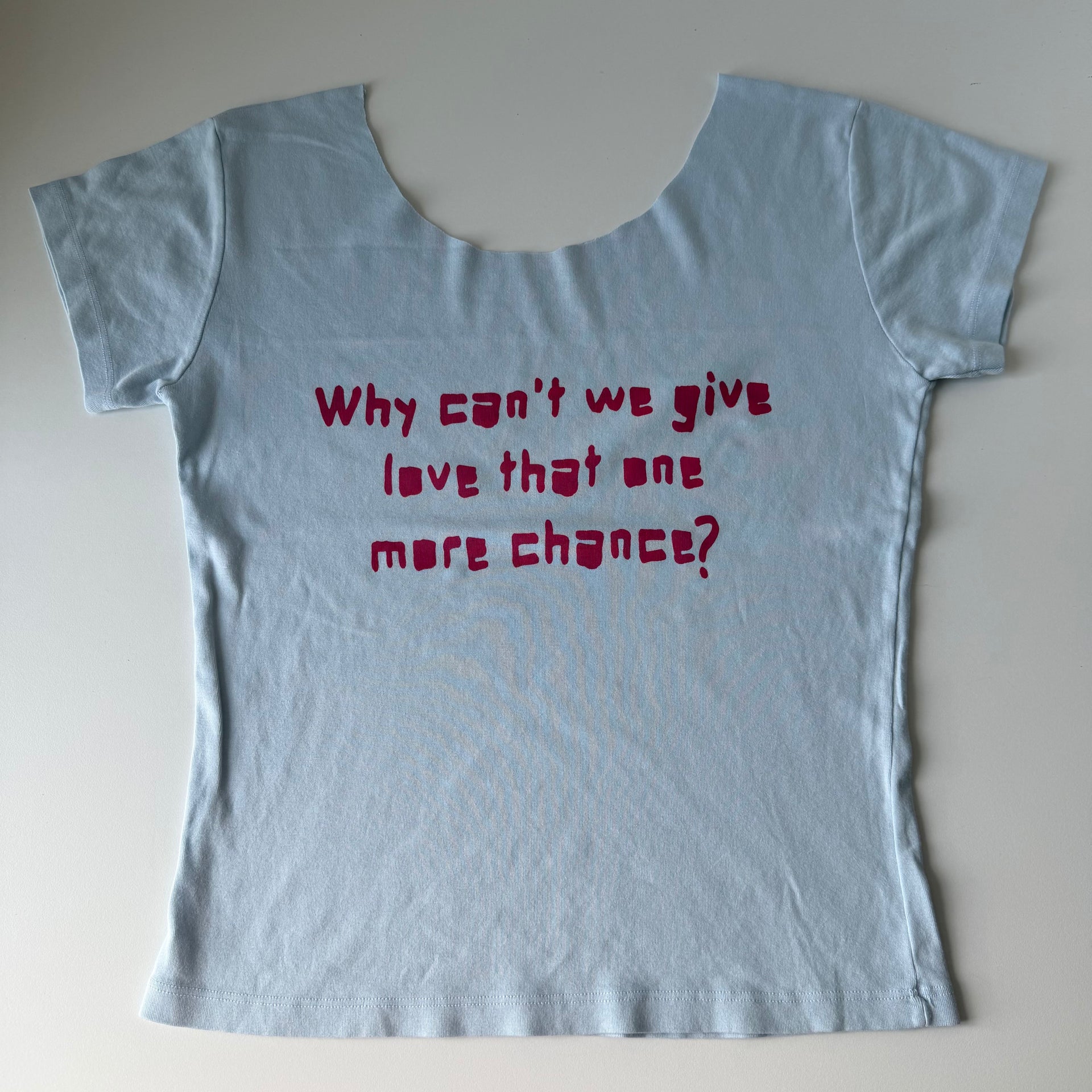 Why can't we off the shoulder tee - XL