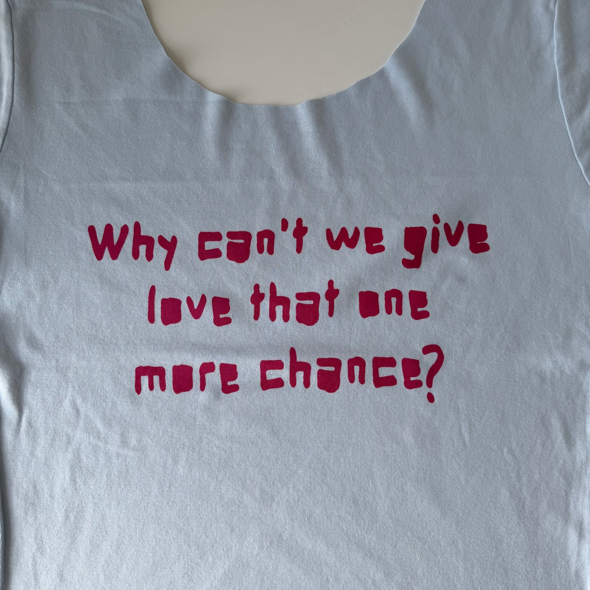 Why can't we off the shoulder tee - XL