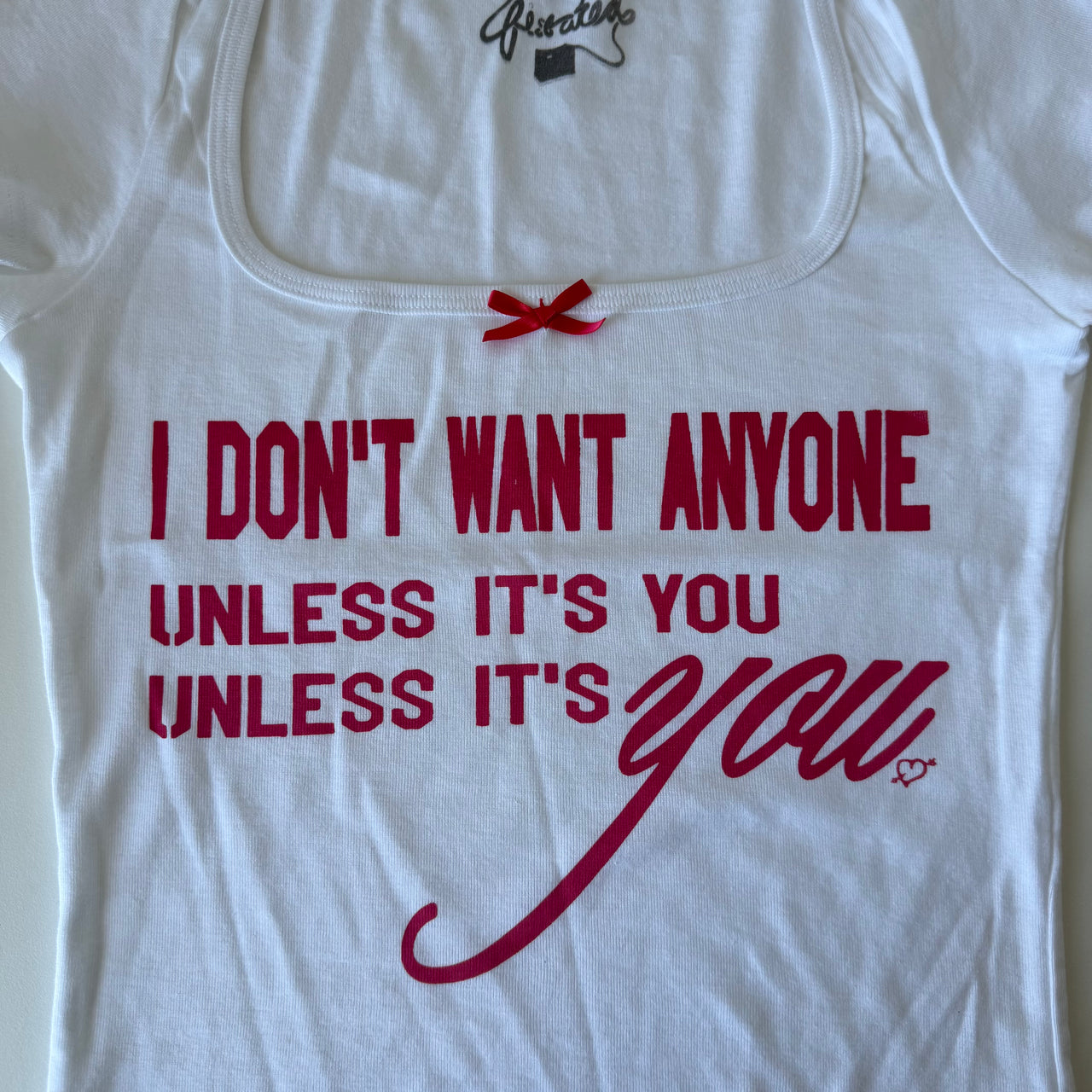 Unless it's you crop top - M