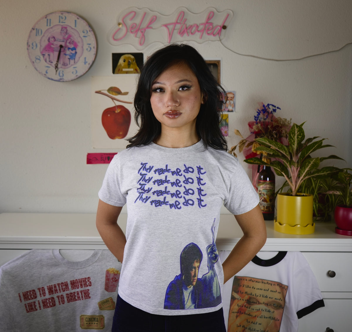 They made me do it tee