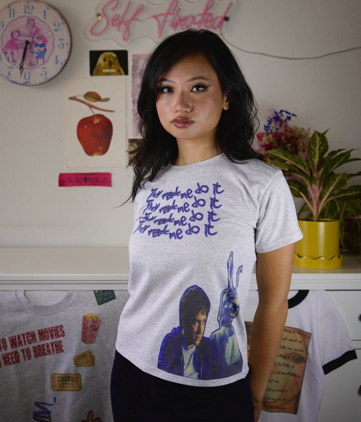 They made me do it tee