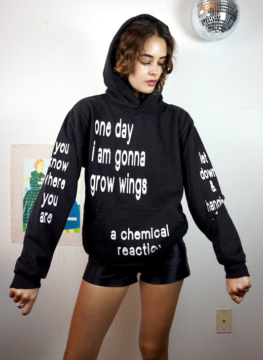 let down hoodie black version