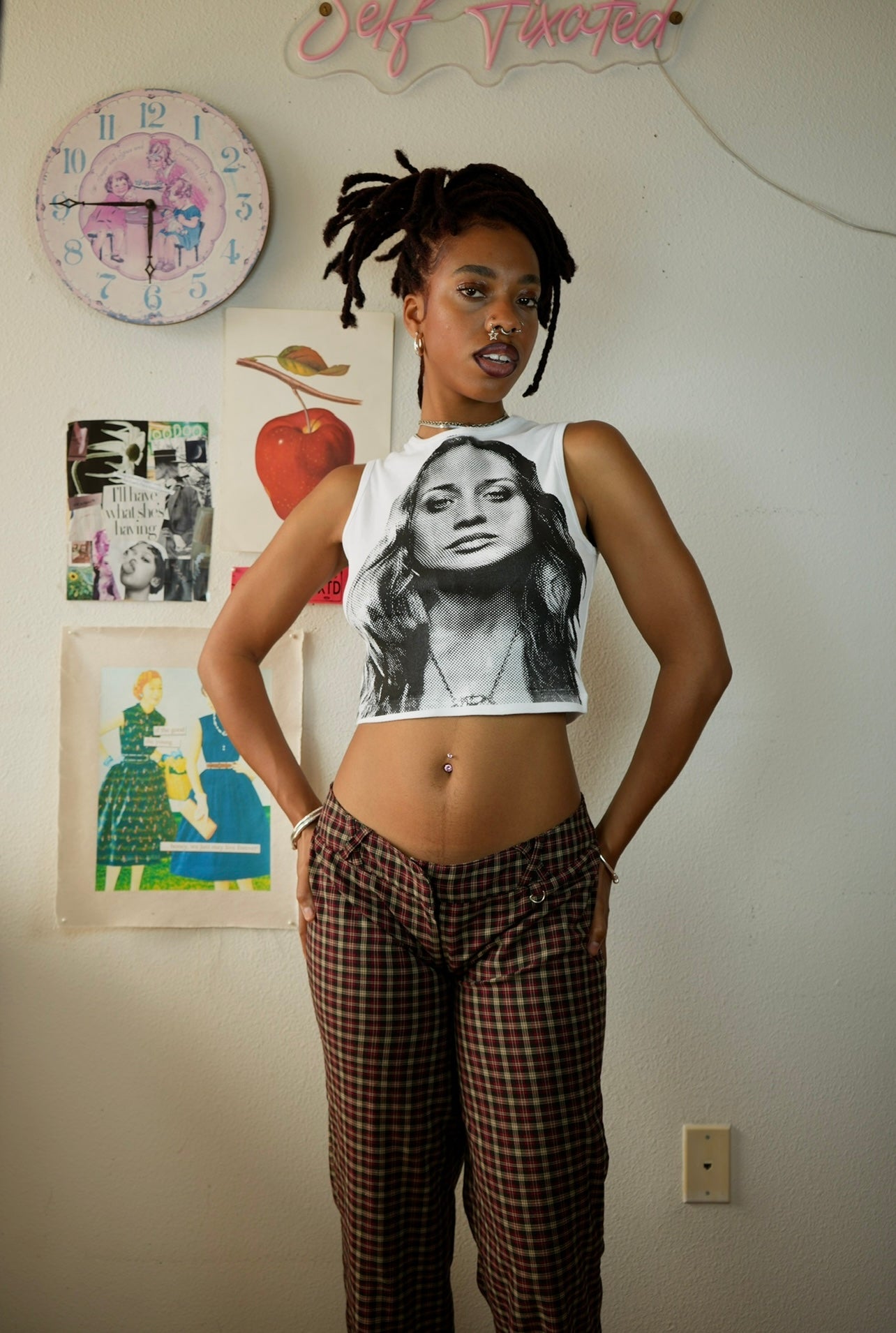 Fiona cropped tank