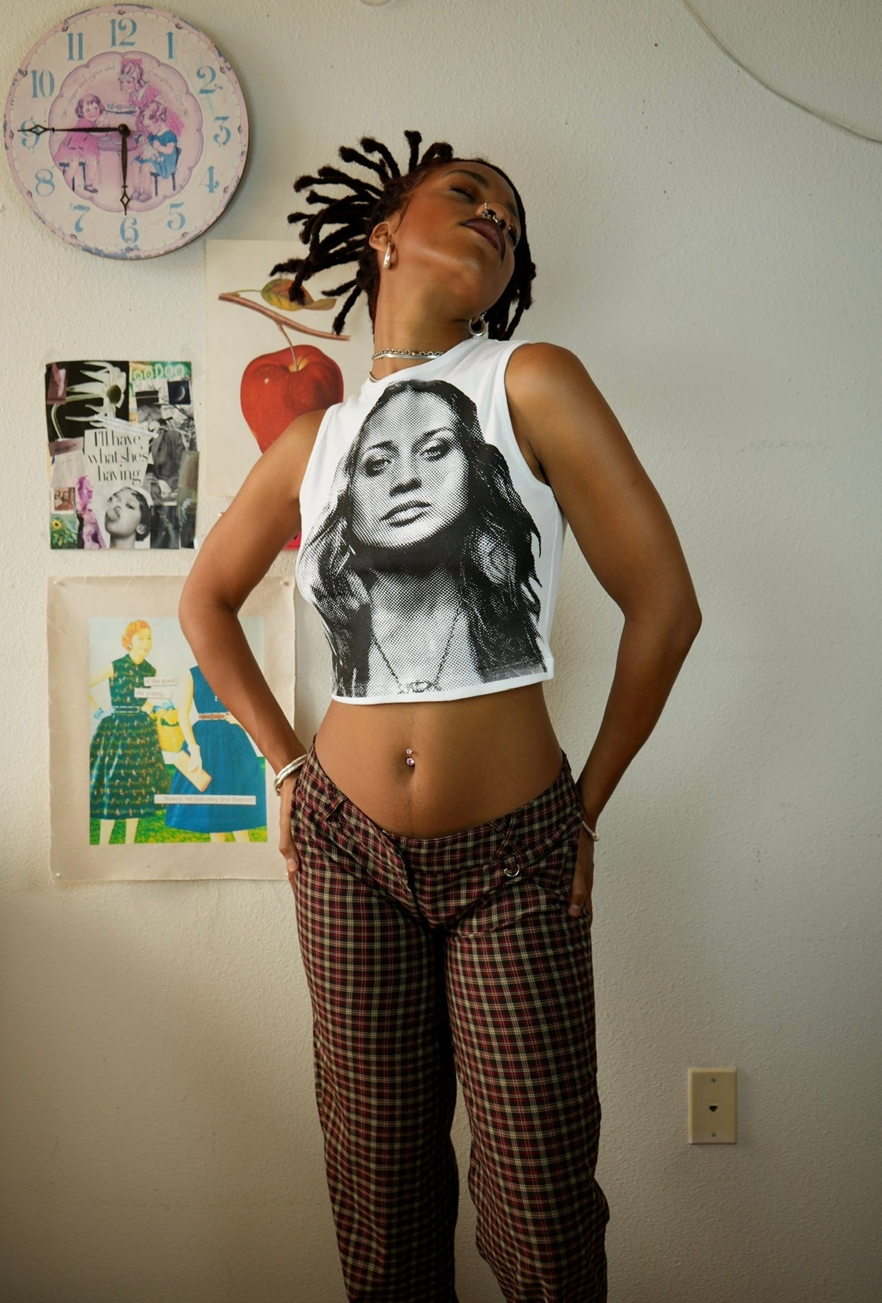 Fiona cropped tank