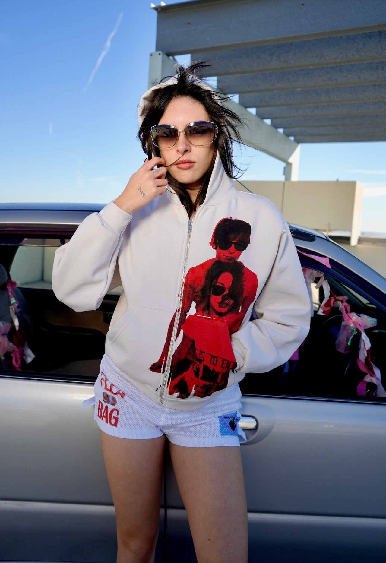 Zanessa zip up hoodie