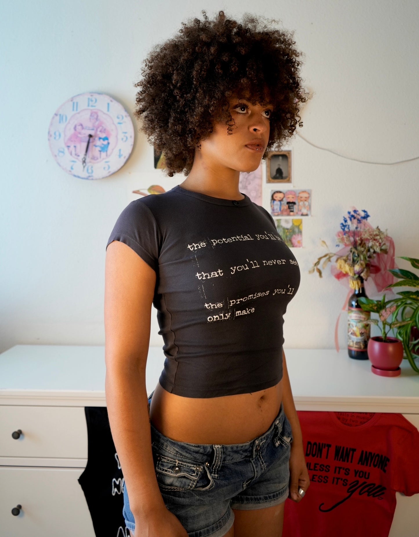 Between the bars baby tee