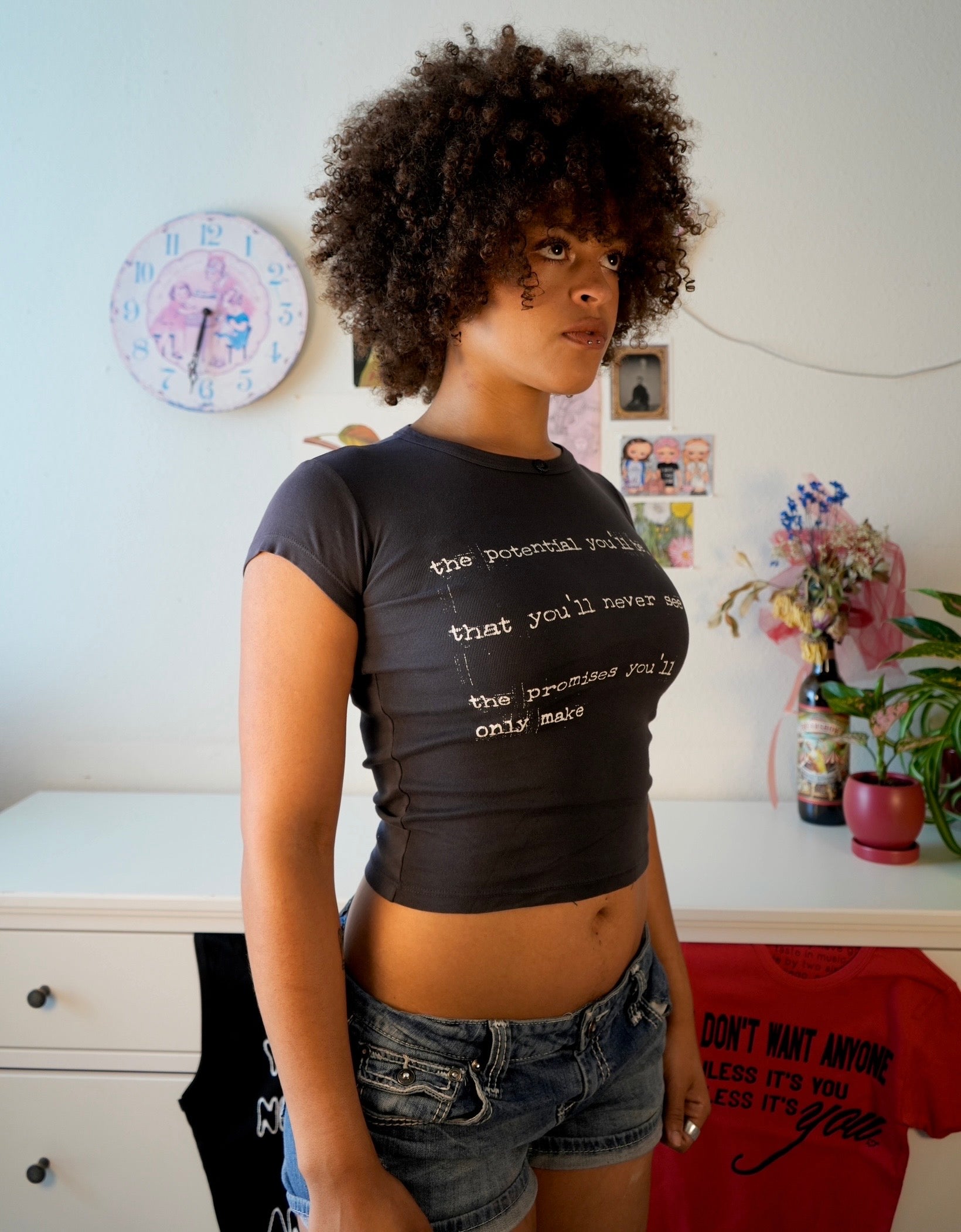 Between the bars baby tee