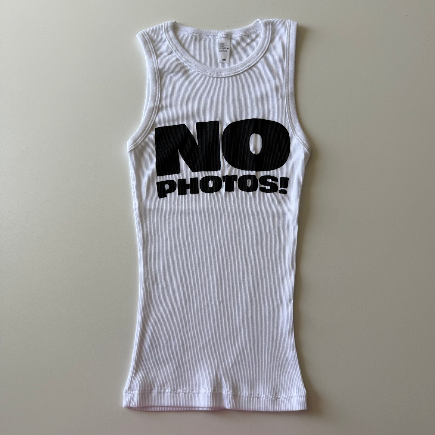 No photos tank - XS