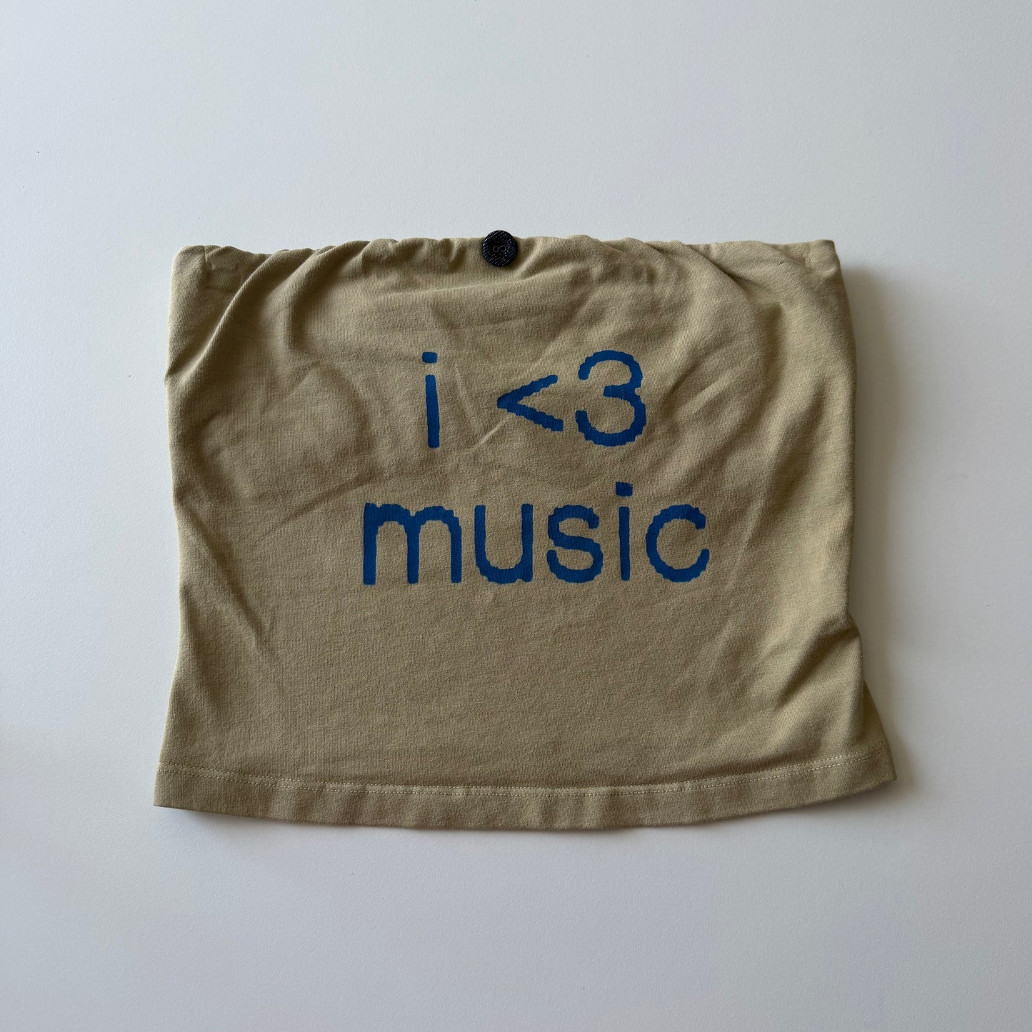 I <3 music tube top - XS