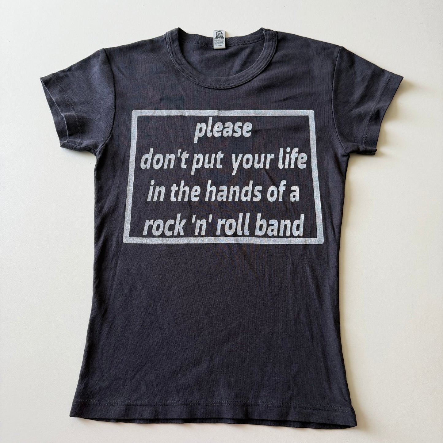 Rock 'n' roll baby tee - S