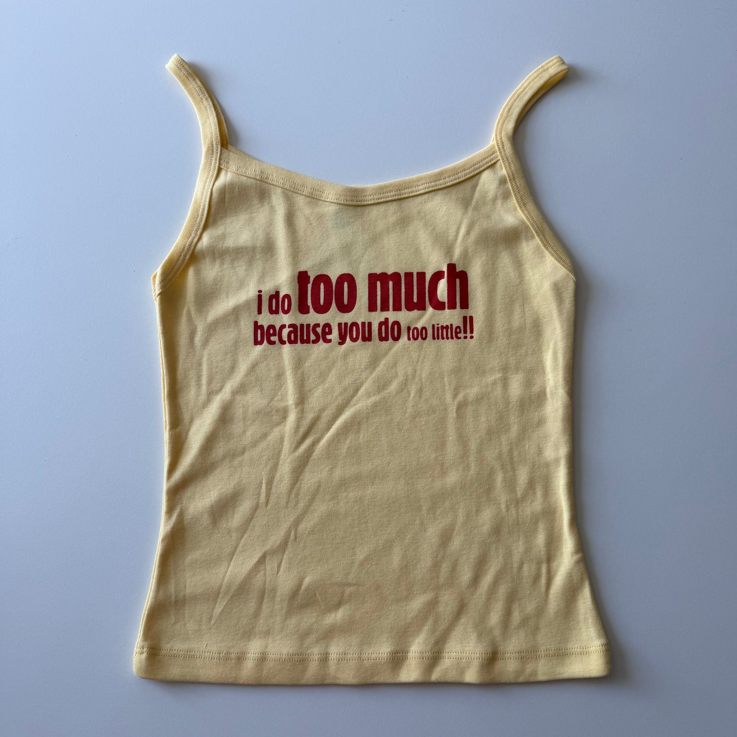 Too much tank - S
