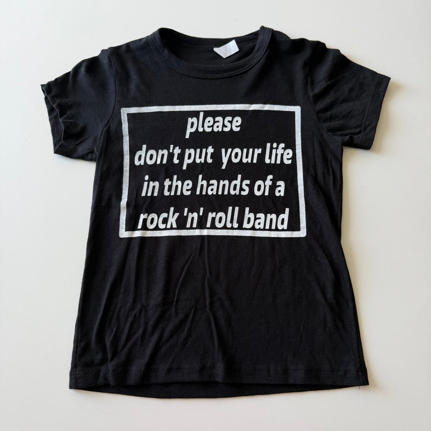 Rock 'n' roll baby tee - XS