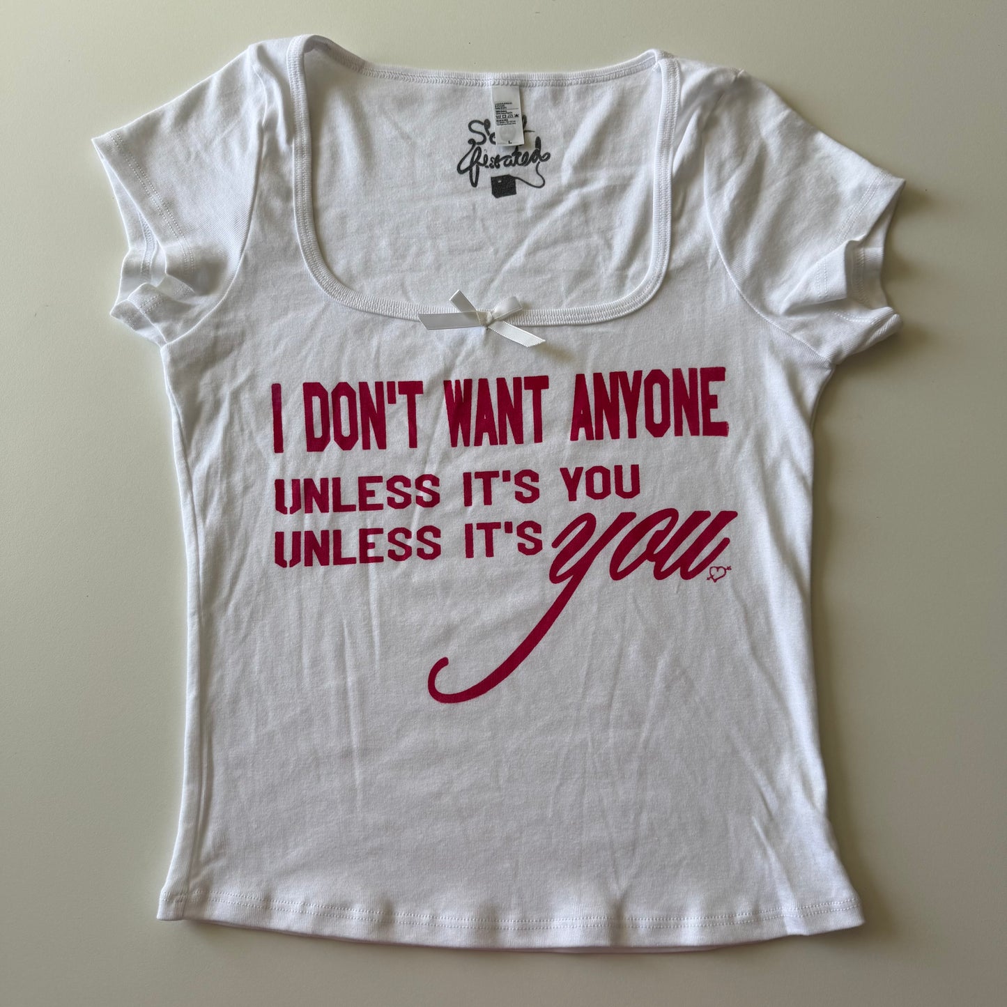 Unless it's you crop top - L