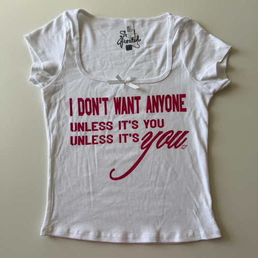 Unless it's you crop top - L