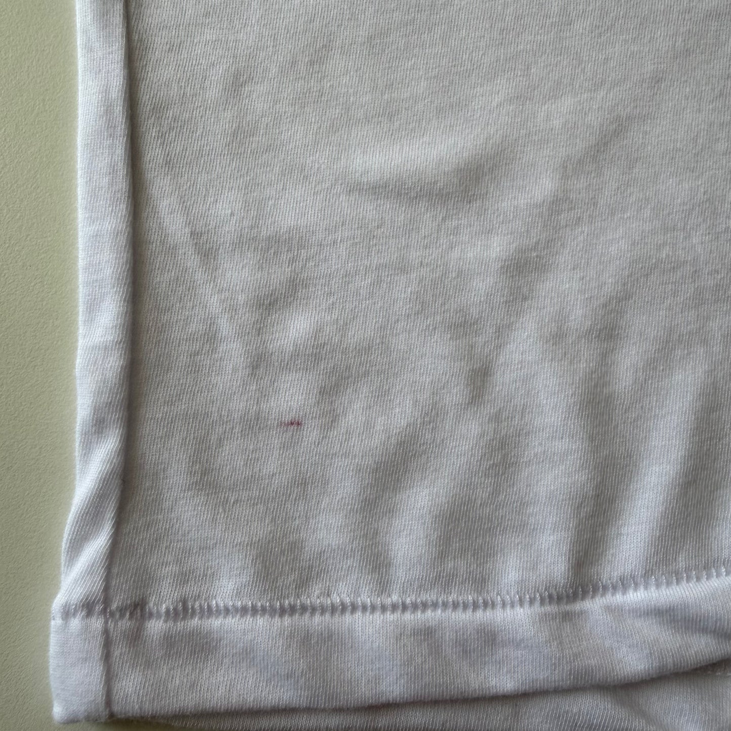 Question mark ringer tee - M