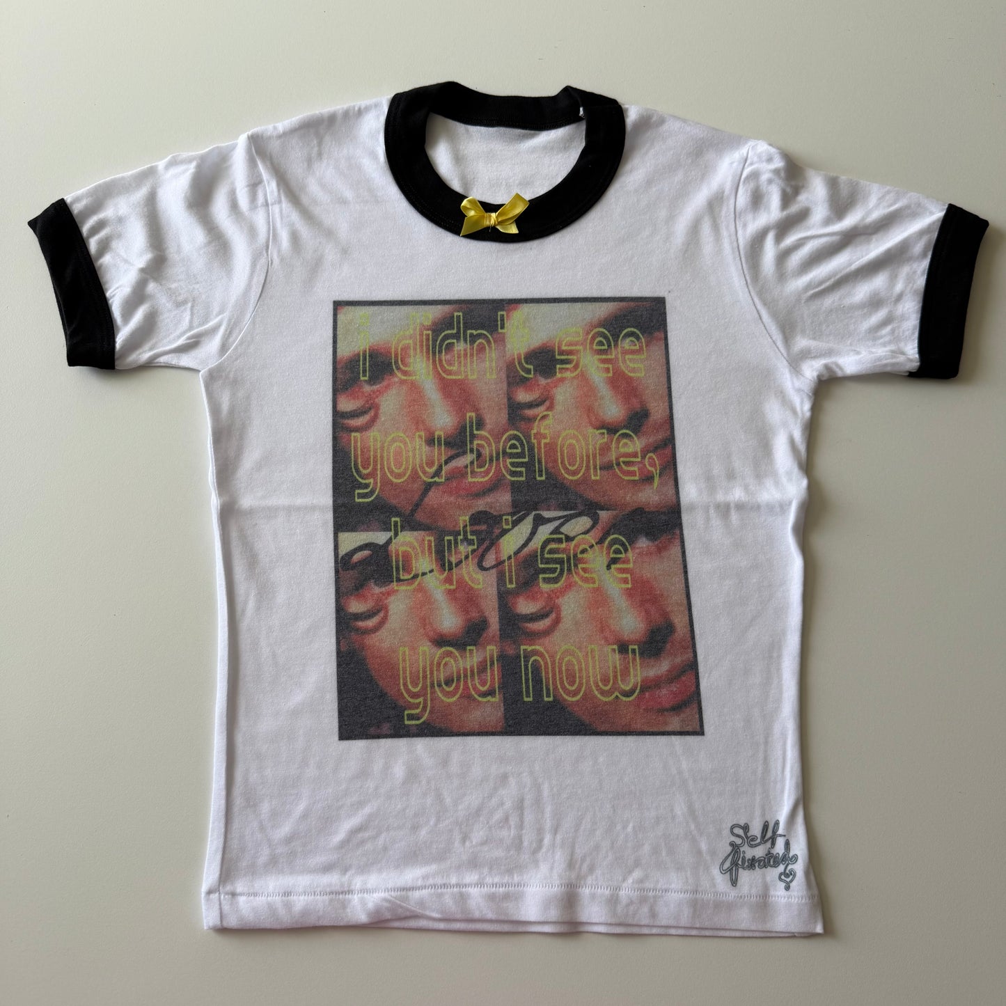 I didn't see you before ringer tee - XS