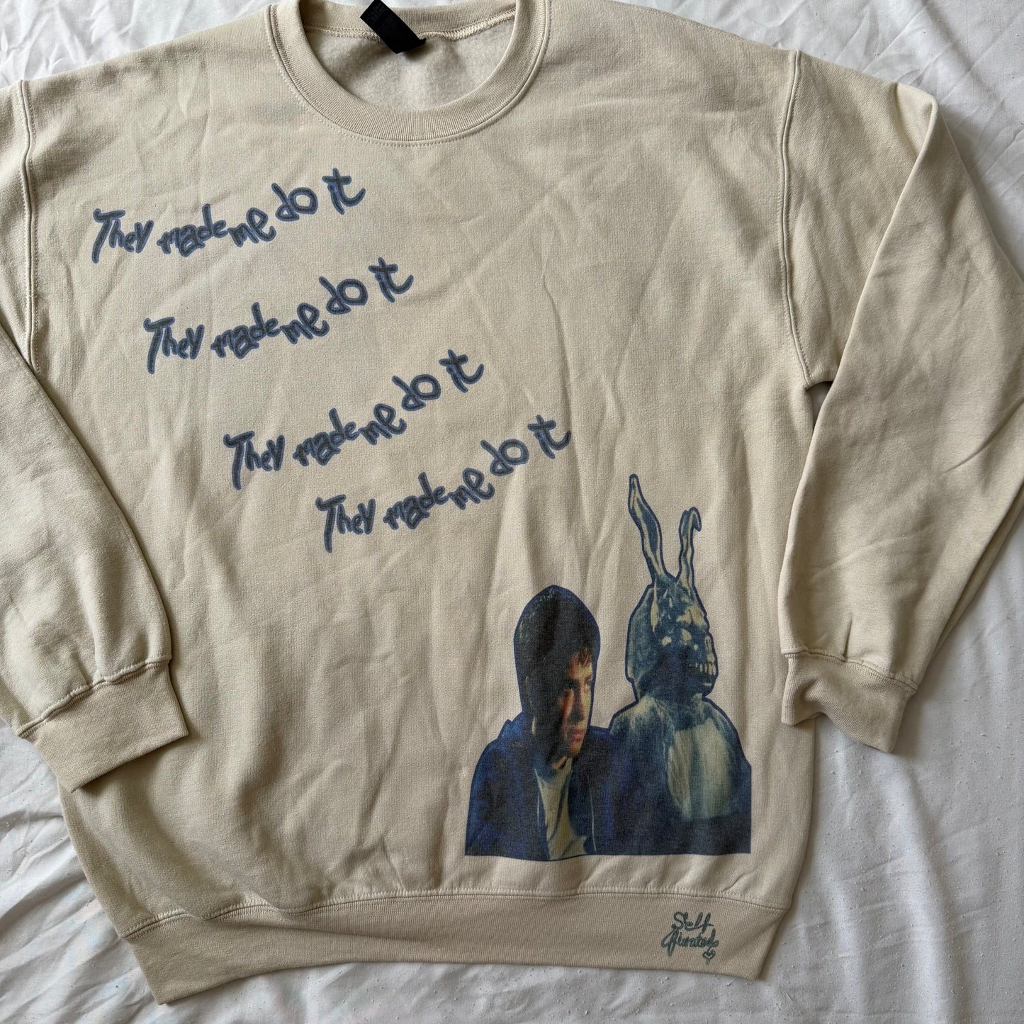 They made me do it crewneck - M