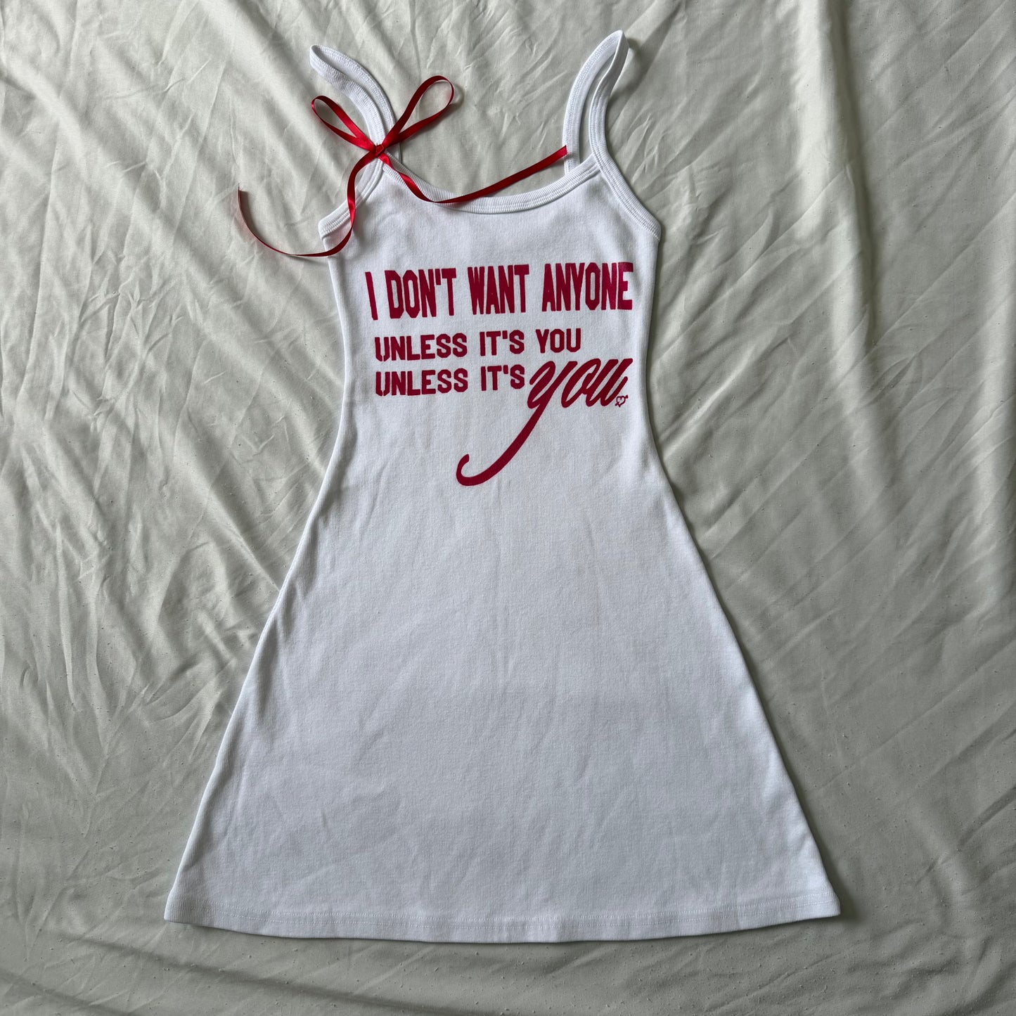 Don't want anyone, unless it's you dress - XS