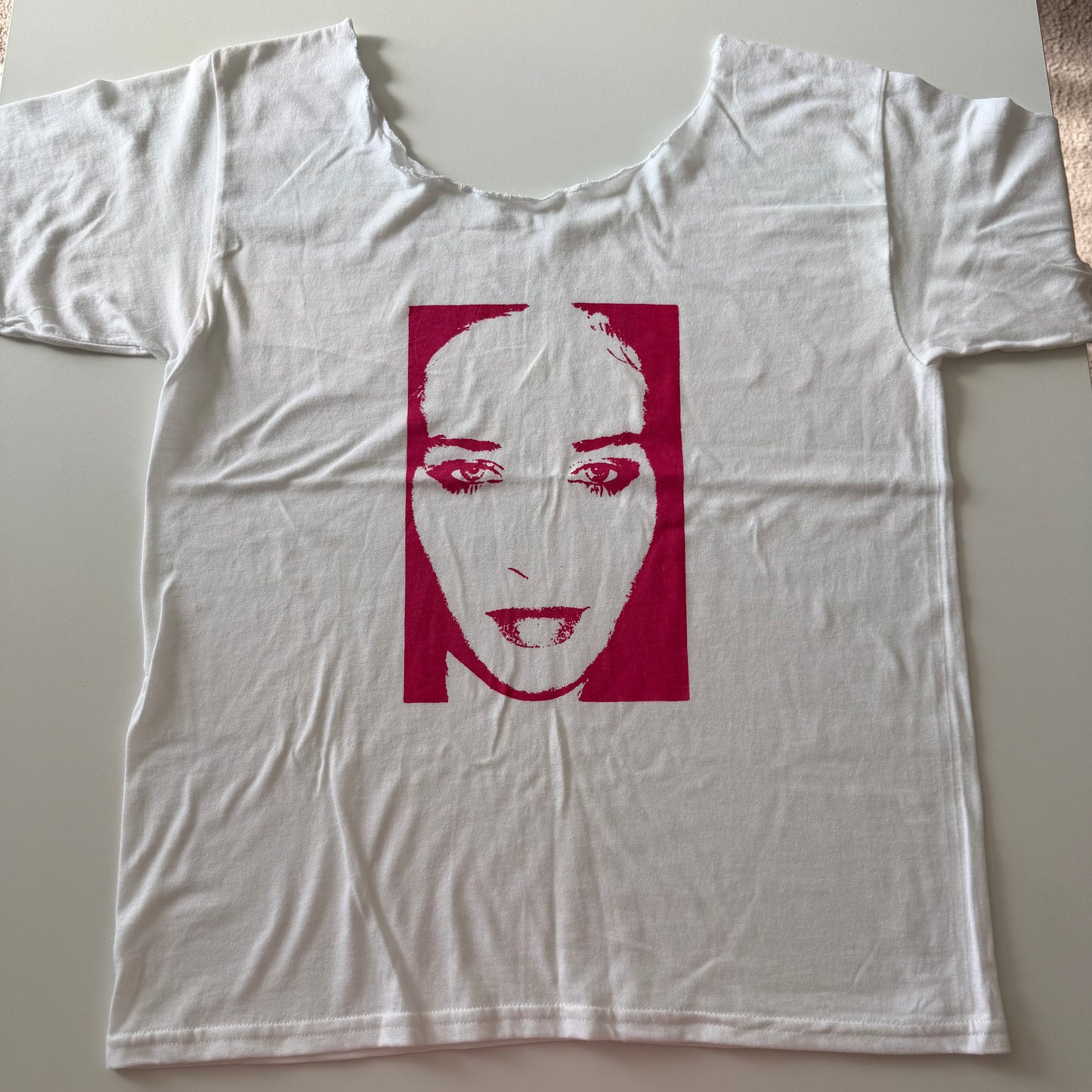 Fiona off the shoulder baby tee - XL