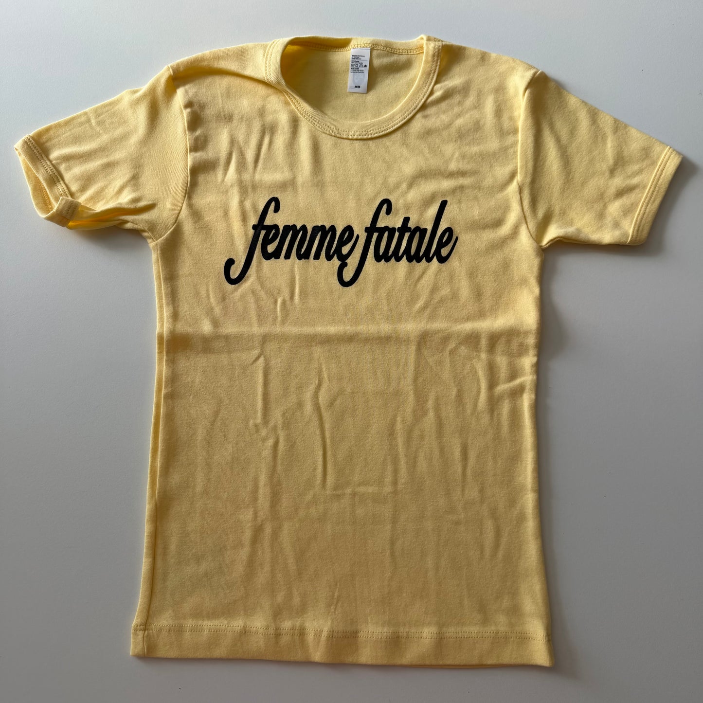 Femme fatale baby tee- XS