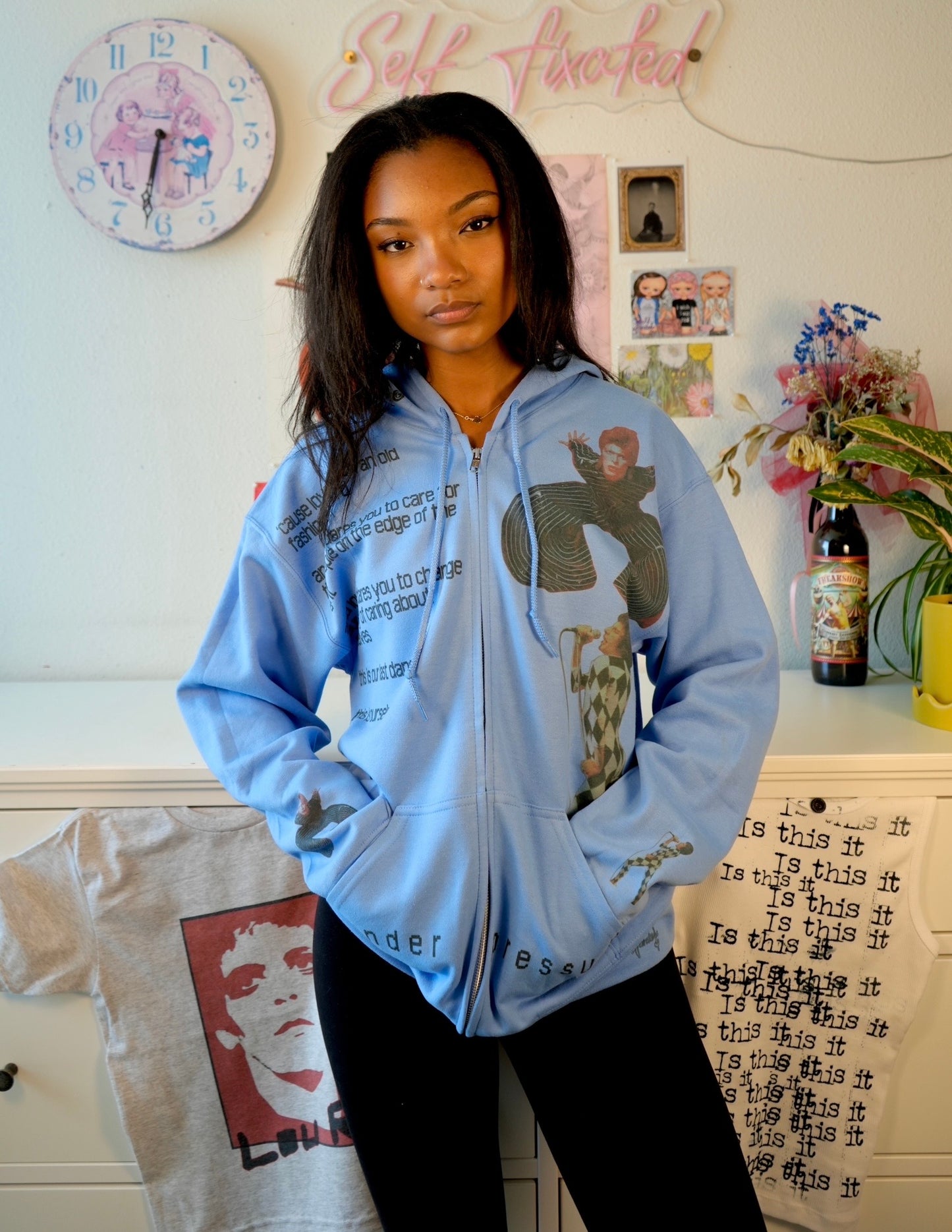 Under Pressure zip up hoodie