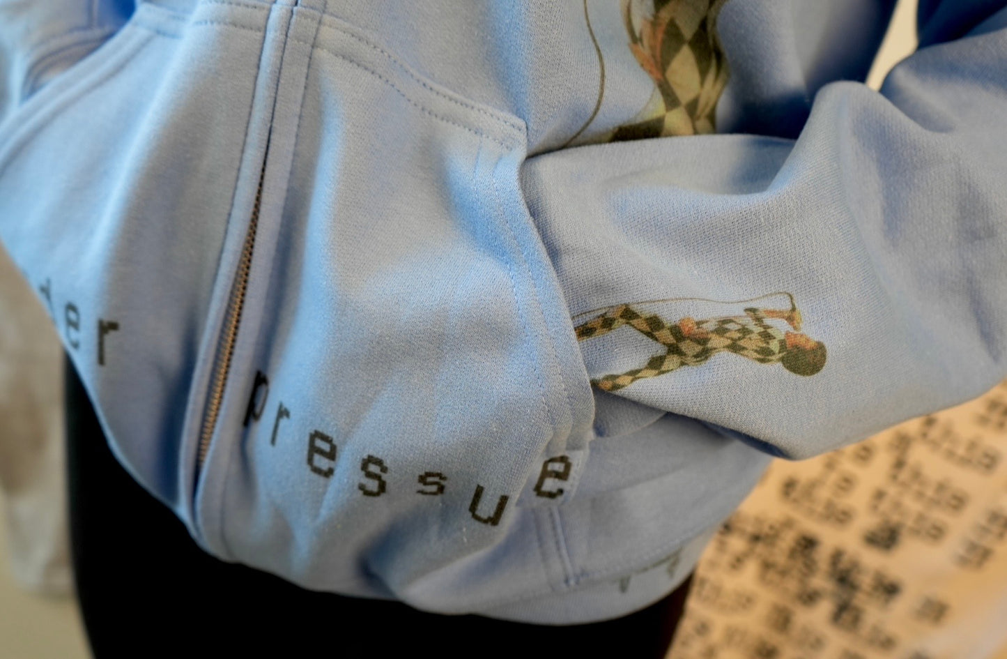 Under Pressure zip up hoodie