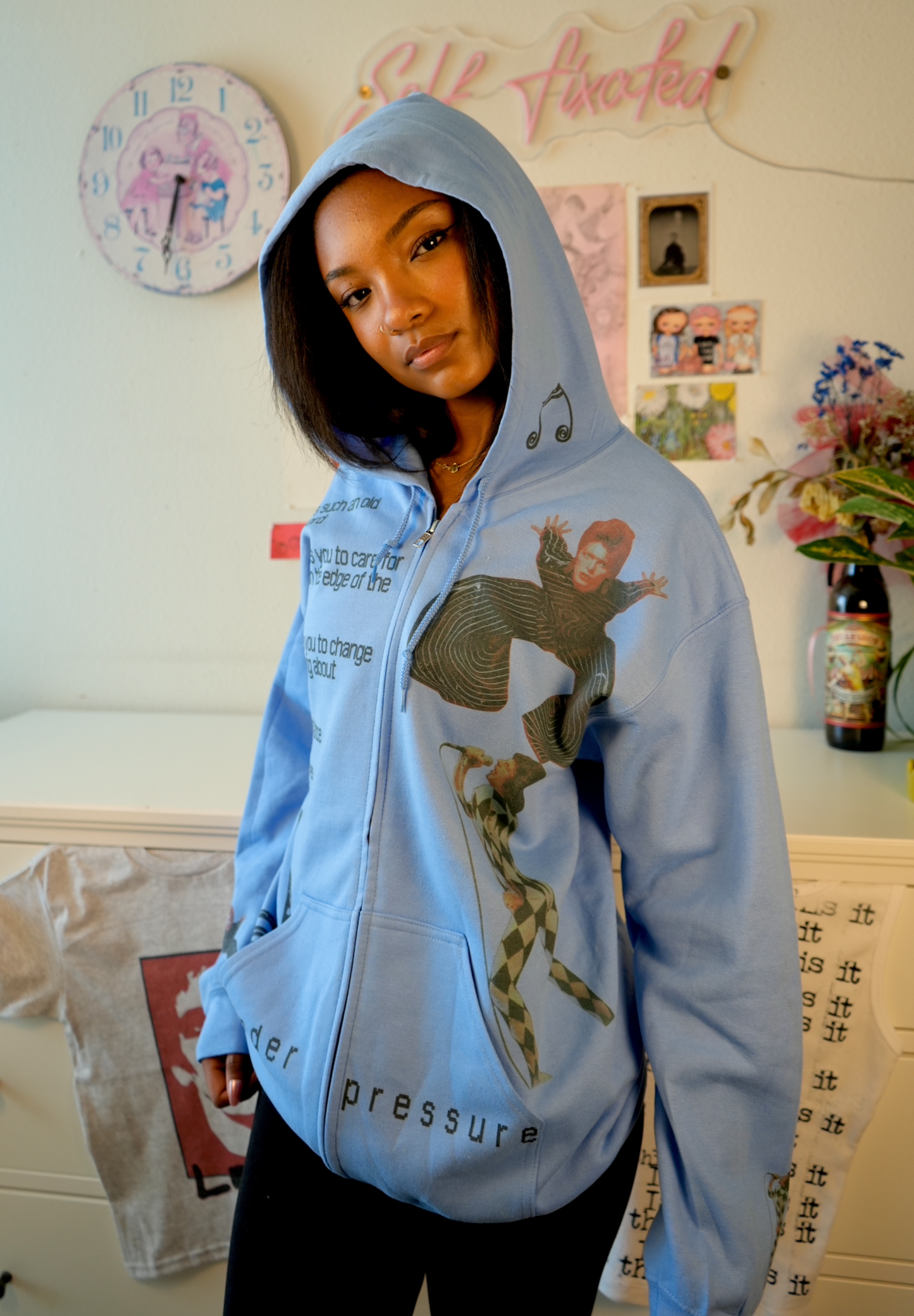 Under Pressure zip up hoodie