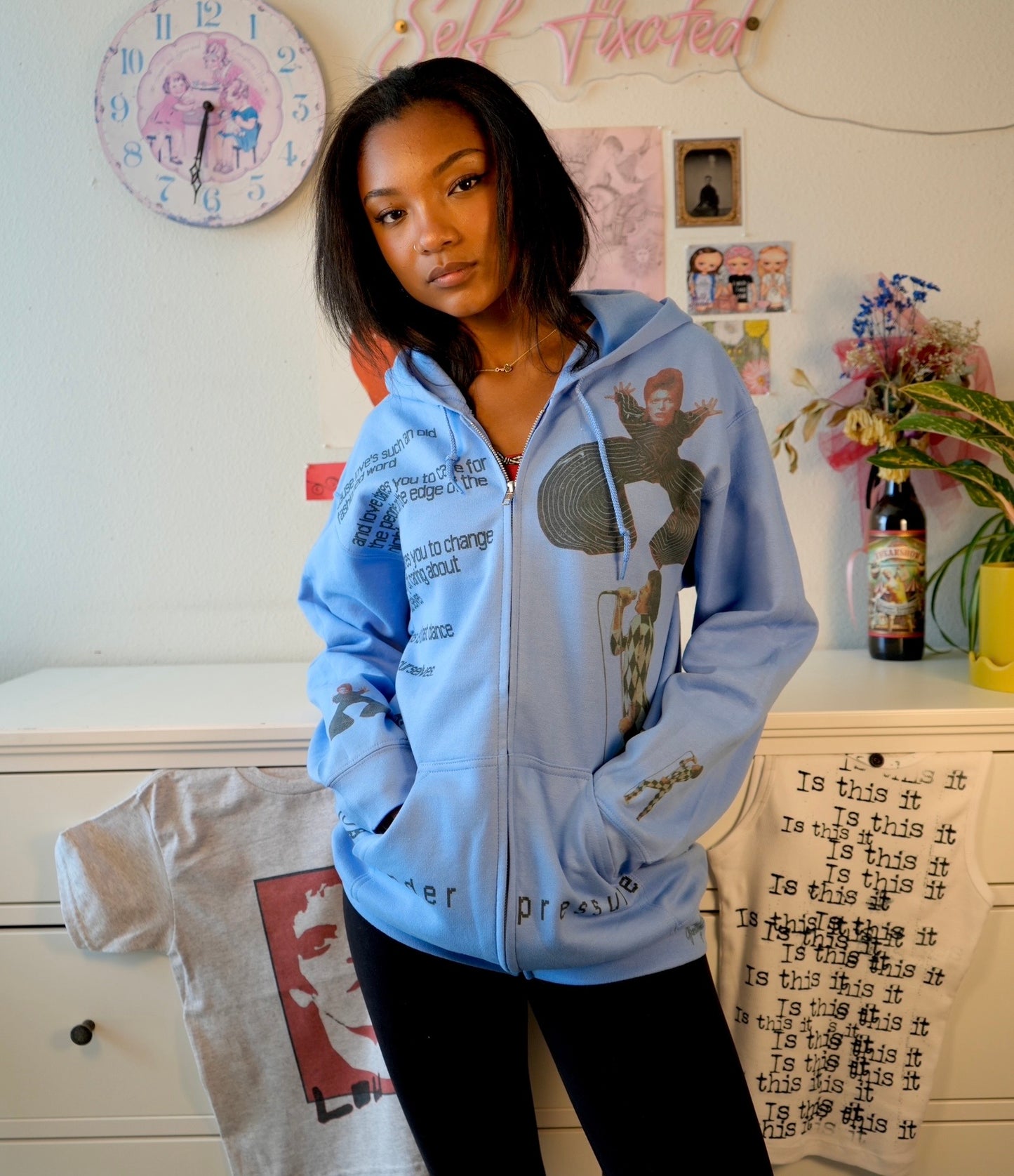 Under Pressure zip up hoodie