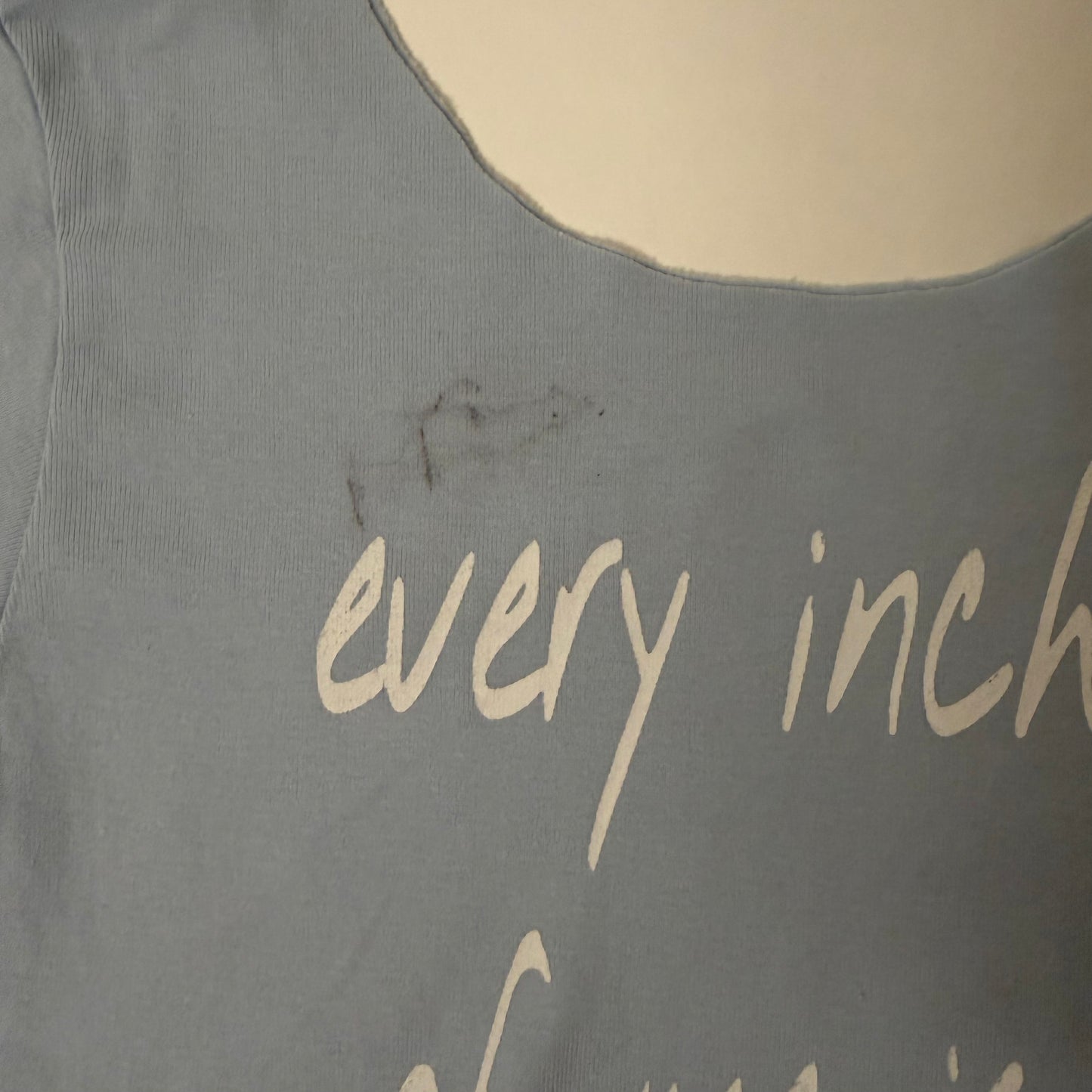 Lover you should've come off the shoulder baby tee - S
