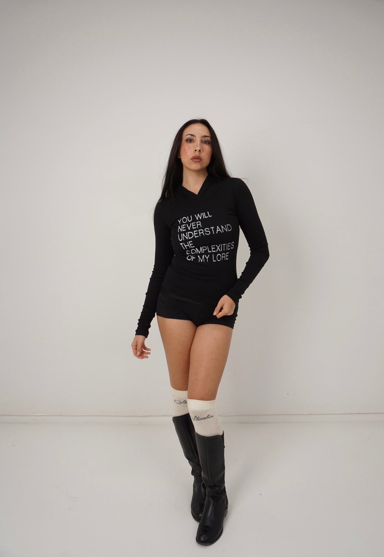 You will never understand the complexities of my lore long sleeve hoodie
