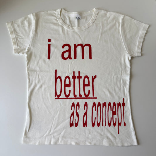 Better as a concept baby tee - 2X