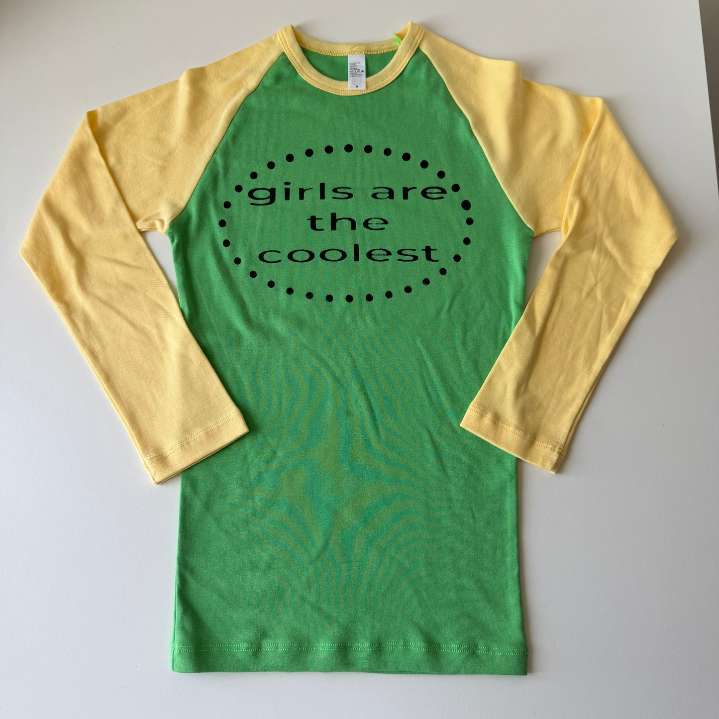 Girls are the coolest 3/4 sleeve - S