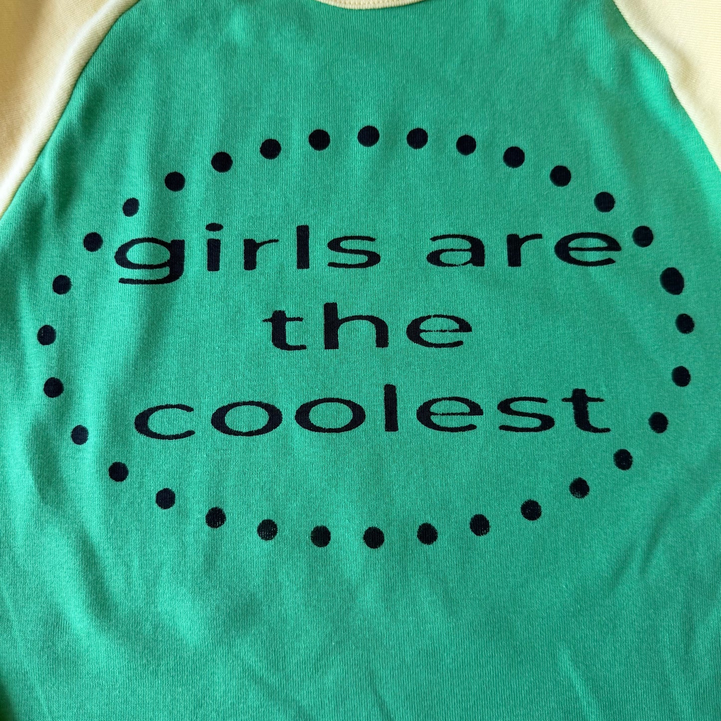 Girls are the coolest 3/4 sleeve - S