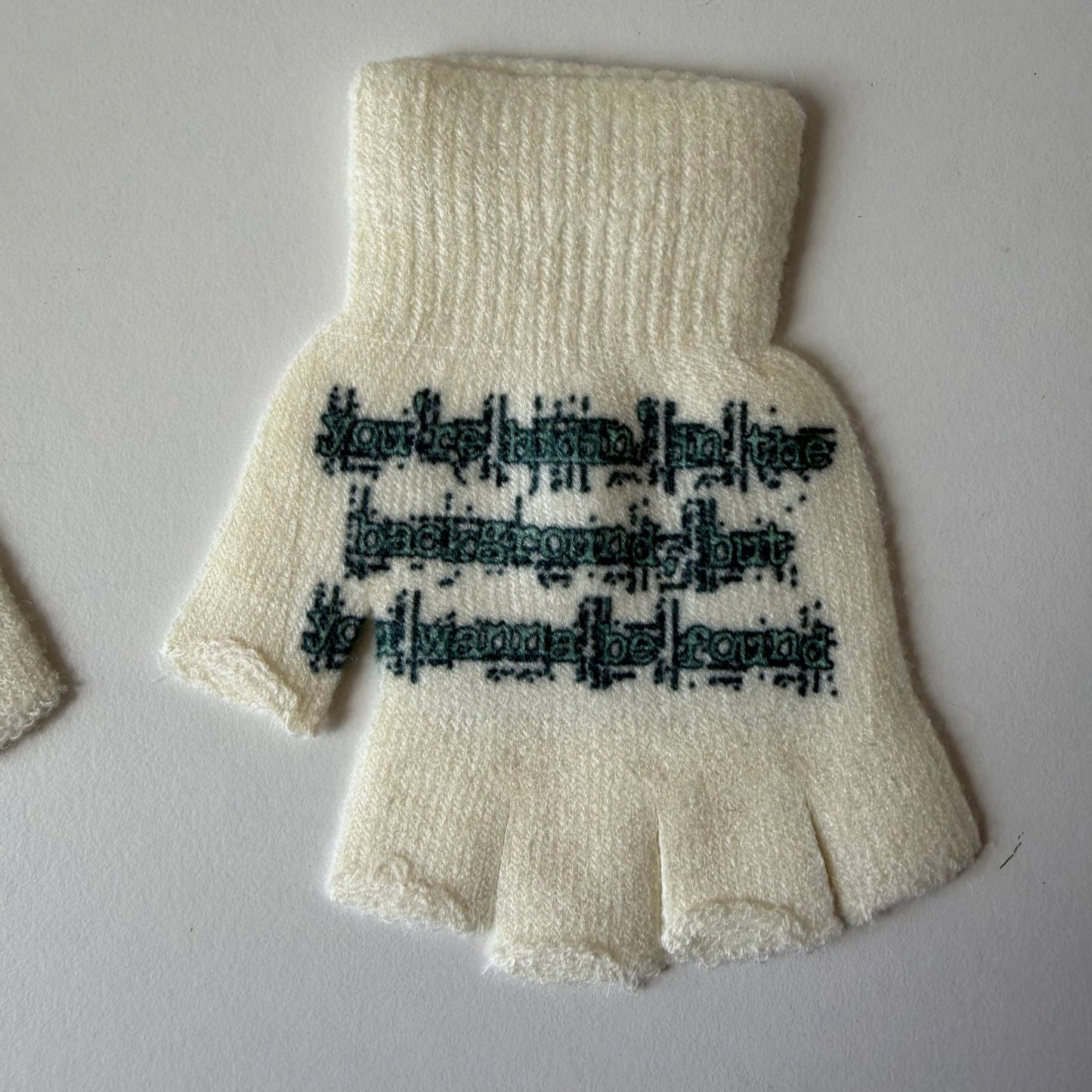 Hidin' in the background gloves