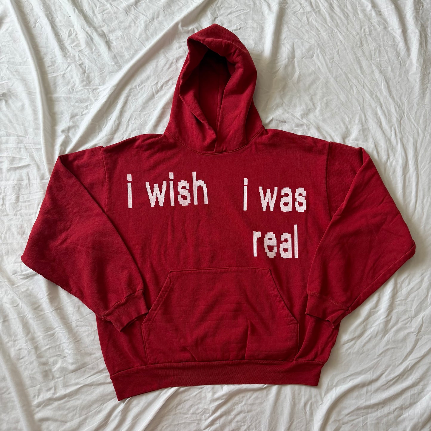 I wish I was real hoodie - XL