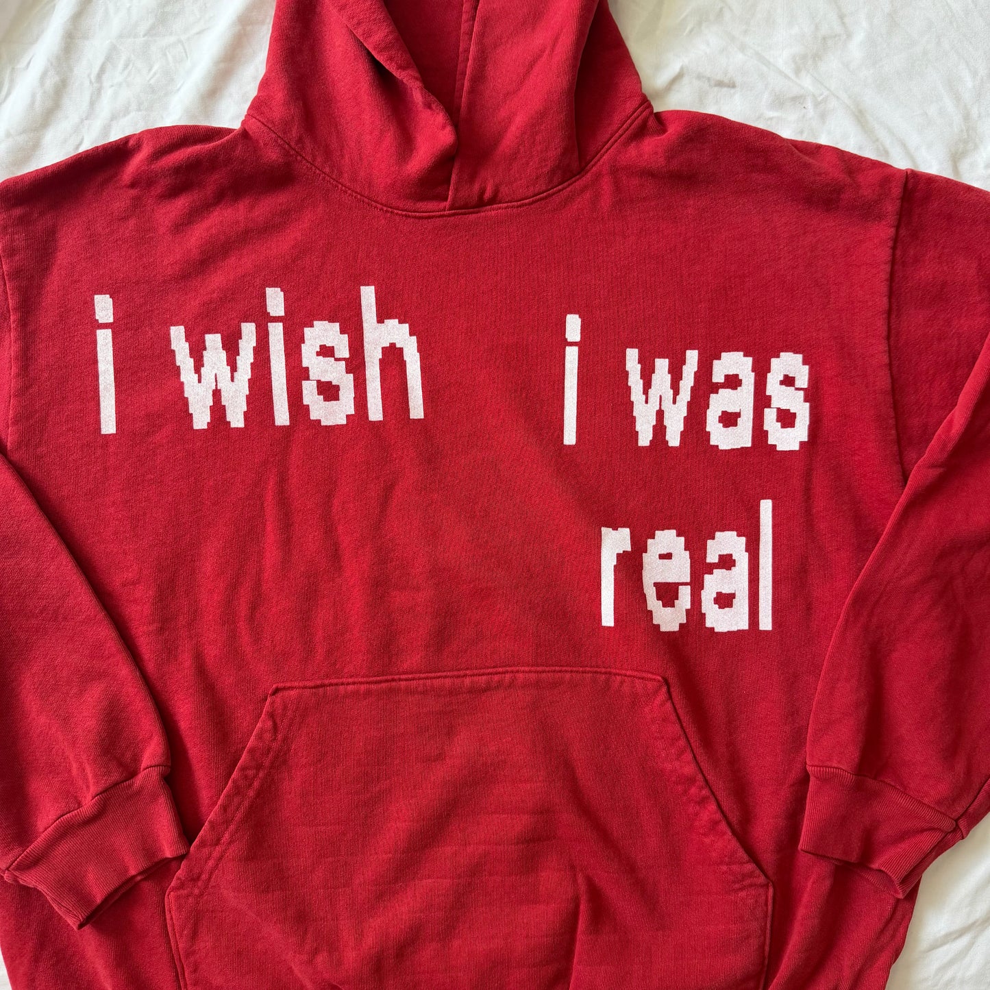 I wish I was real hoodie - XL