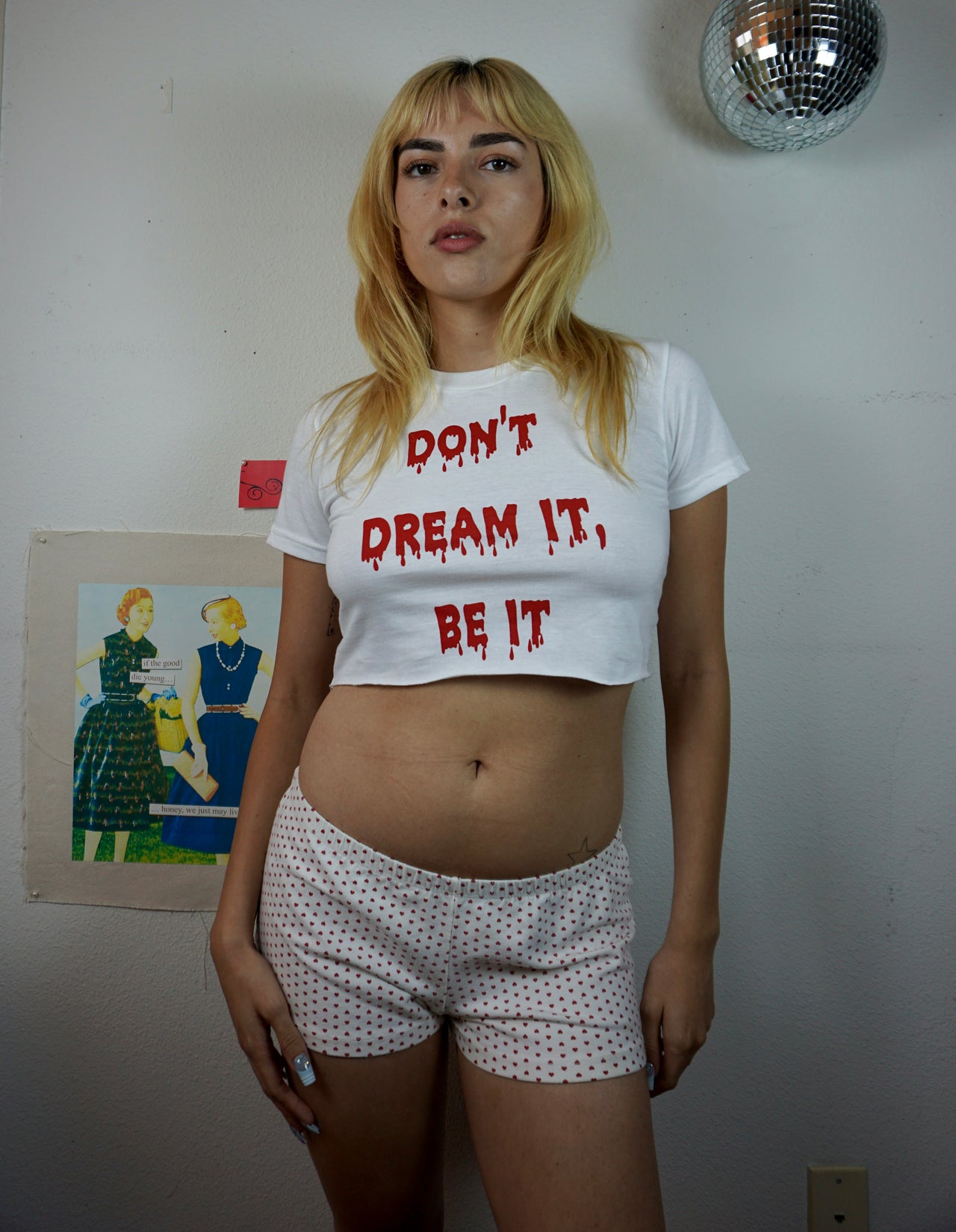 don't dream it, be it crop top