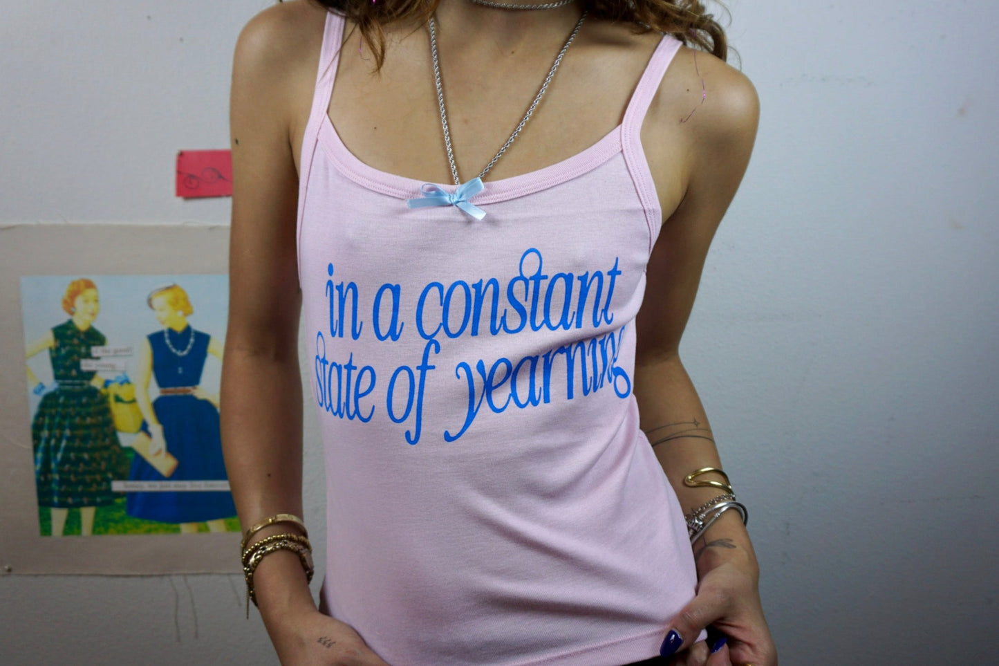 In a constant state of yearning tank top