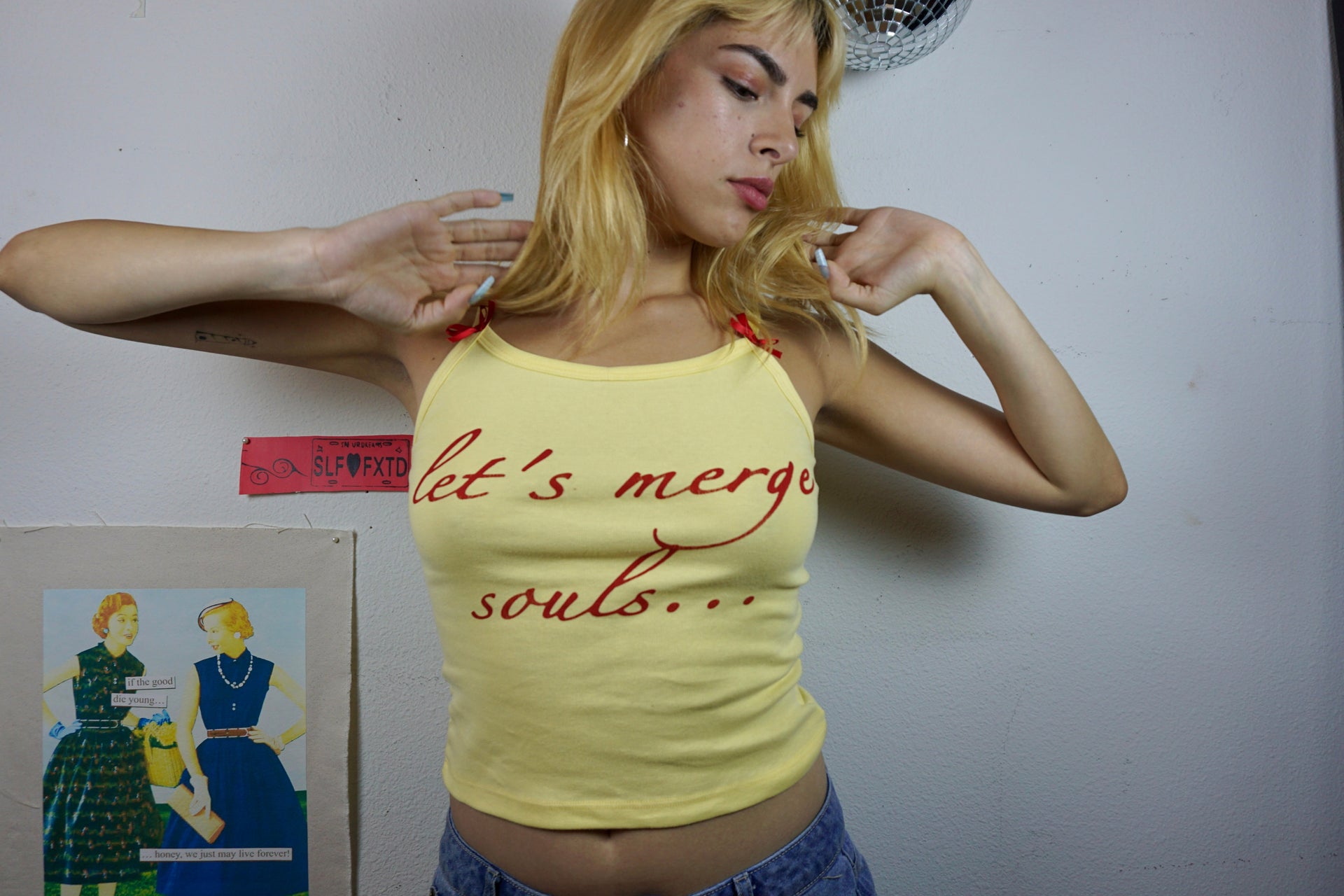 Let's merge souls tank top