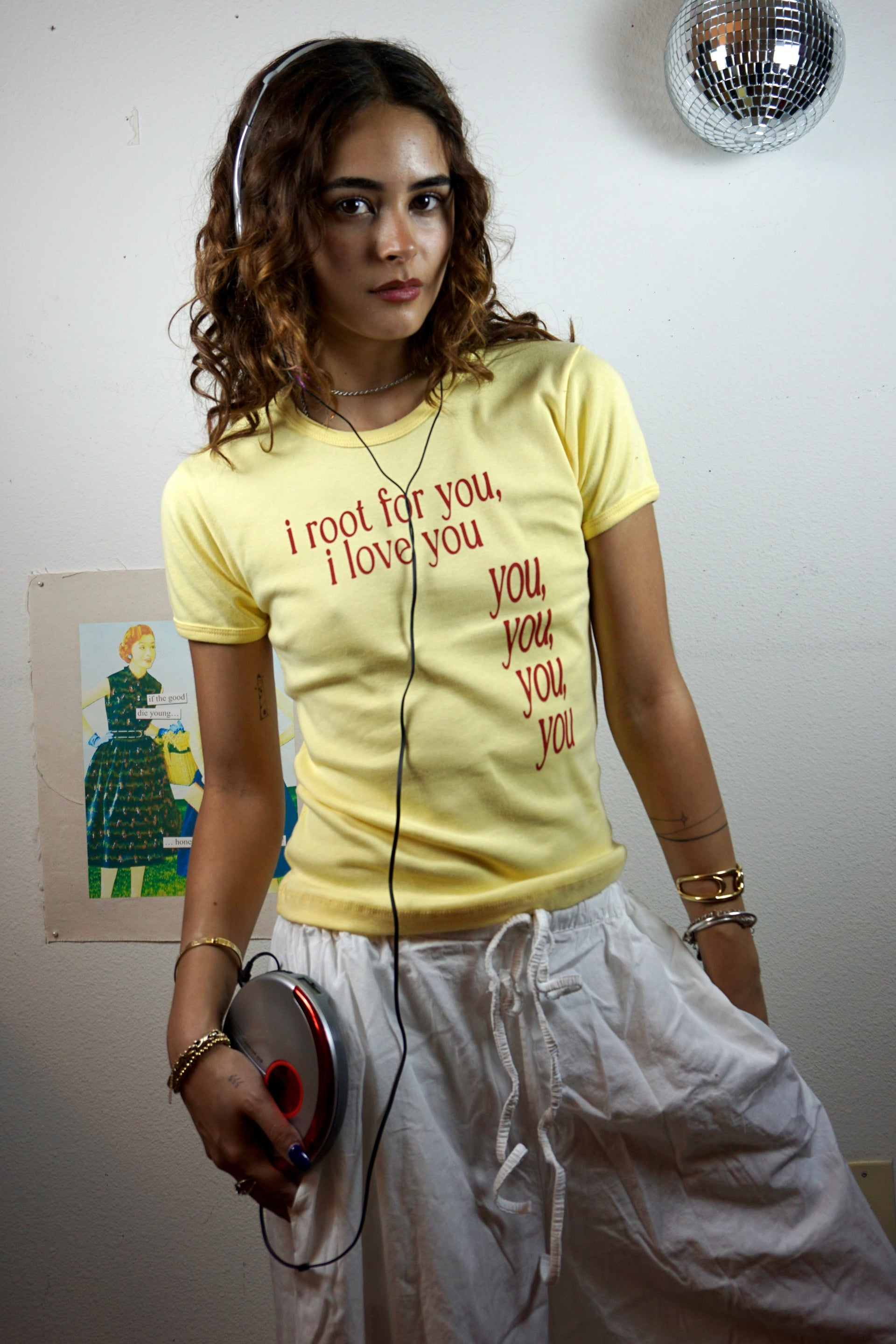 I root for you baby tee