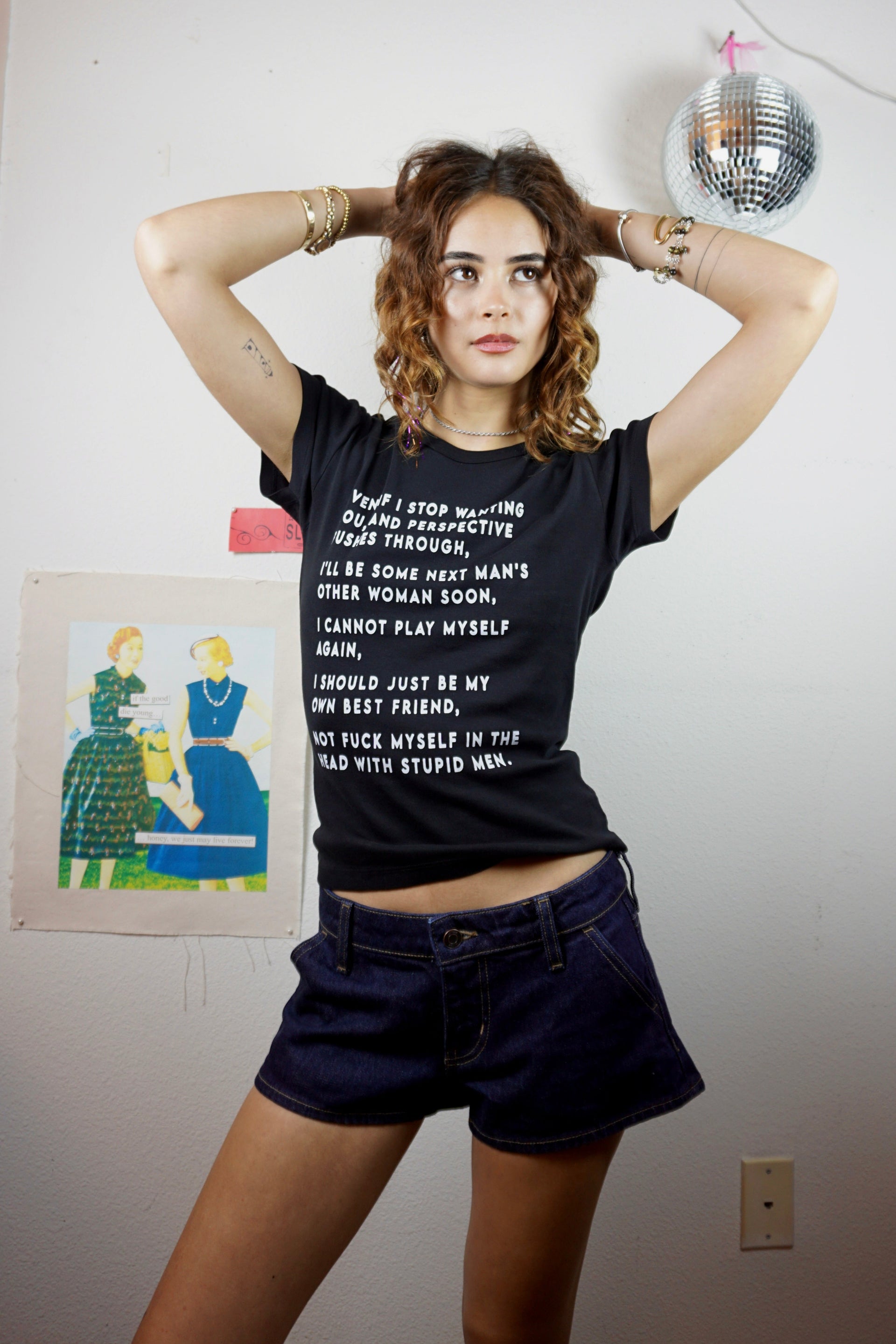 tears dry on their own baby tee
