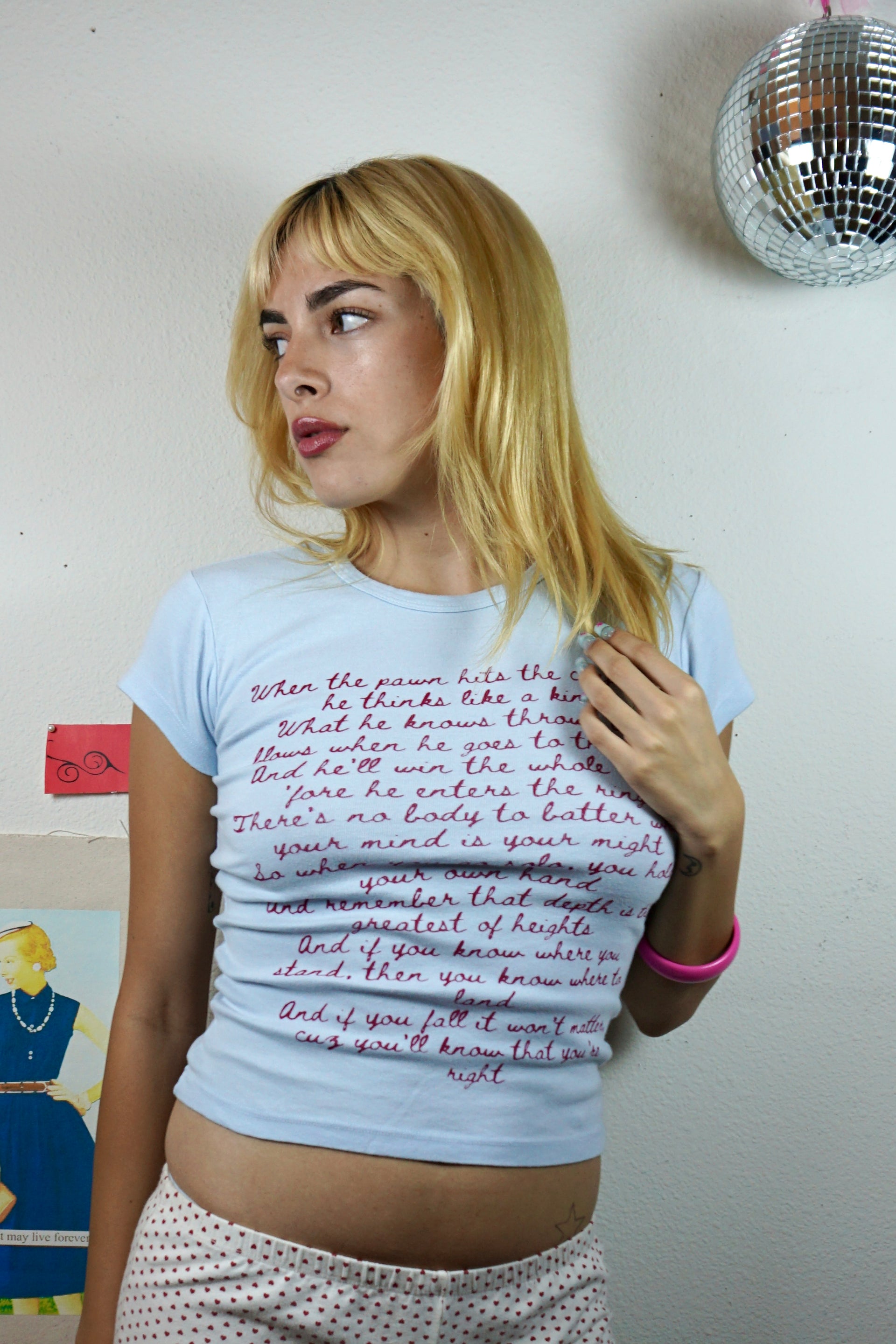 When the pawn poem tee