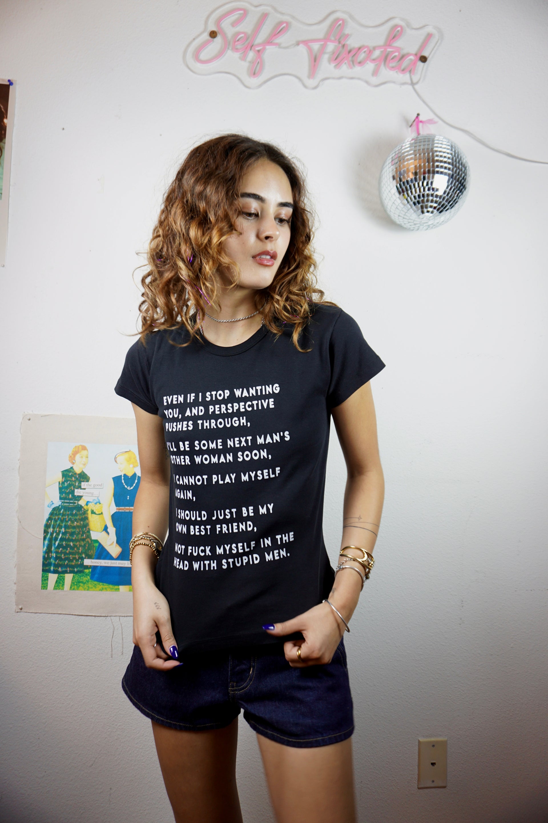 tears dry on their own baby tee