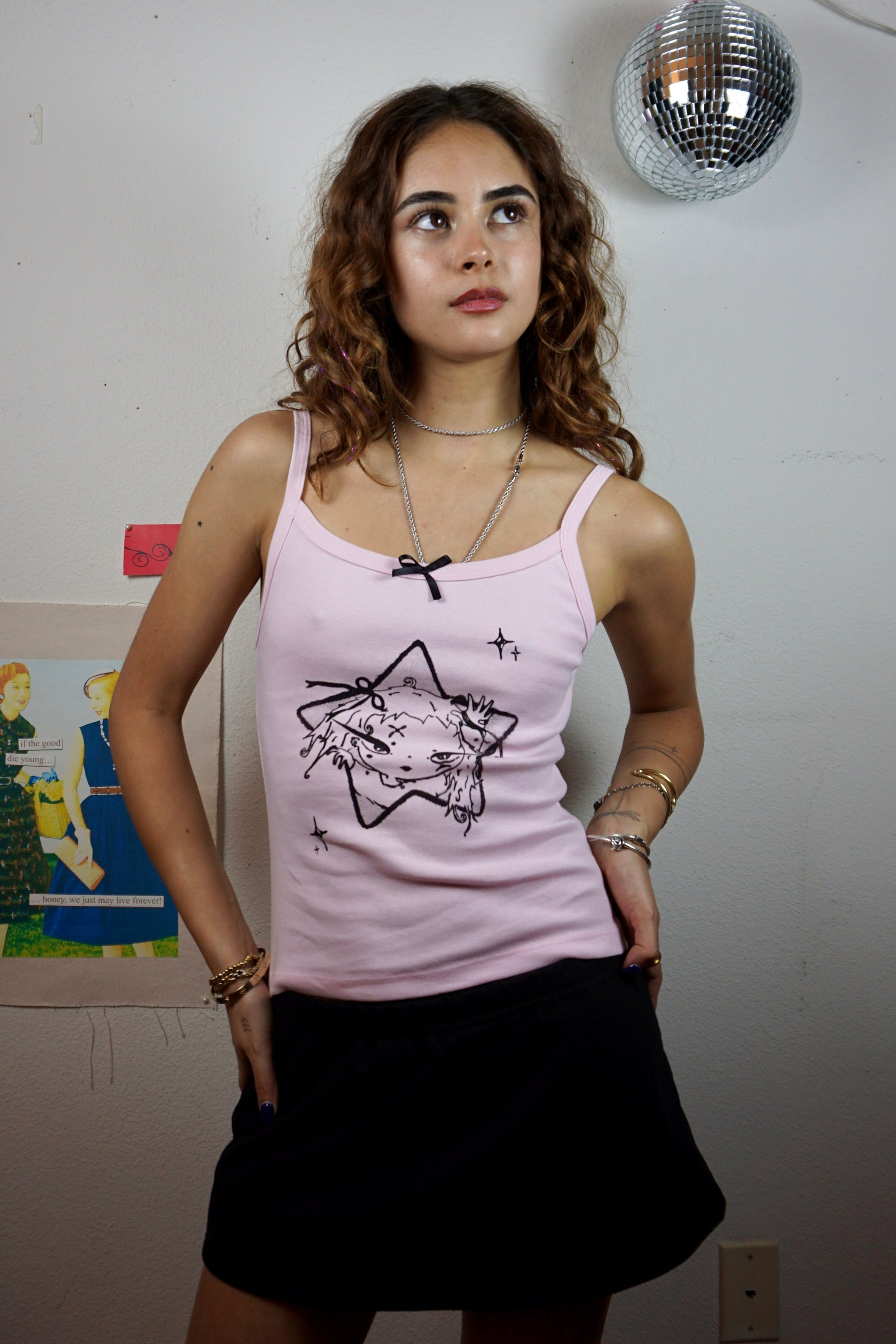 Star girl tank top
